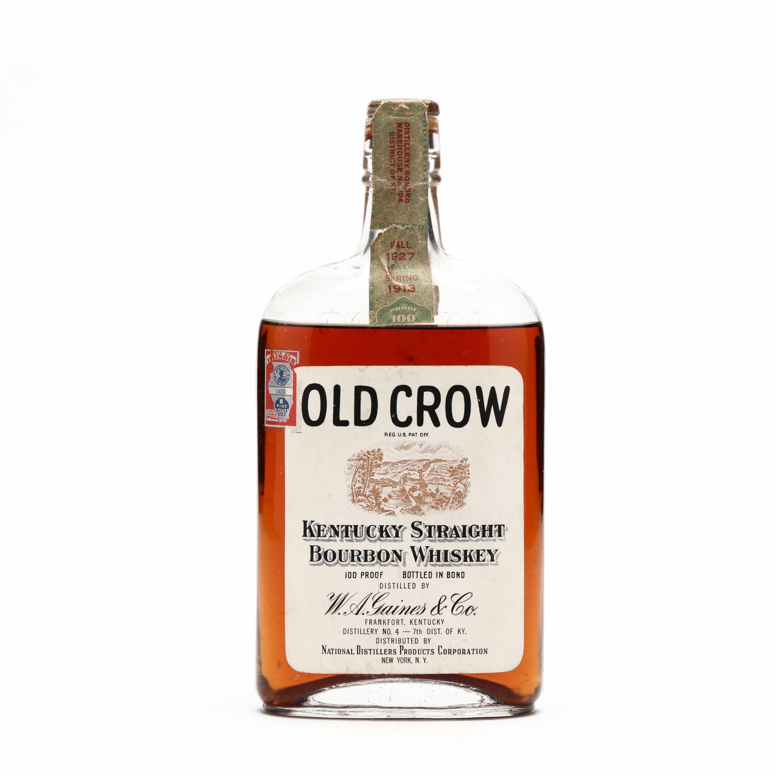 Old Crow Bourbon Whiskey (Lot 6044 - Rare SpiritsJun 11, 2021, 12