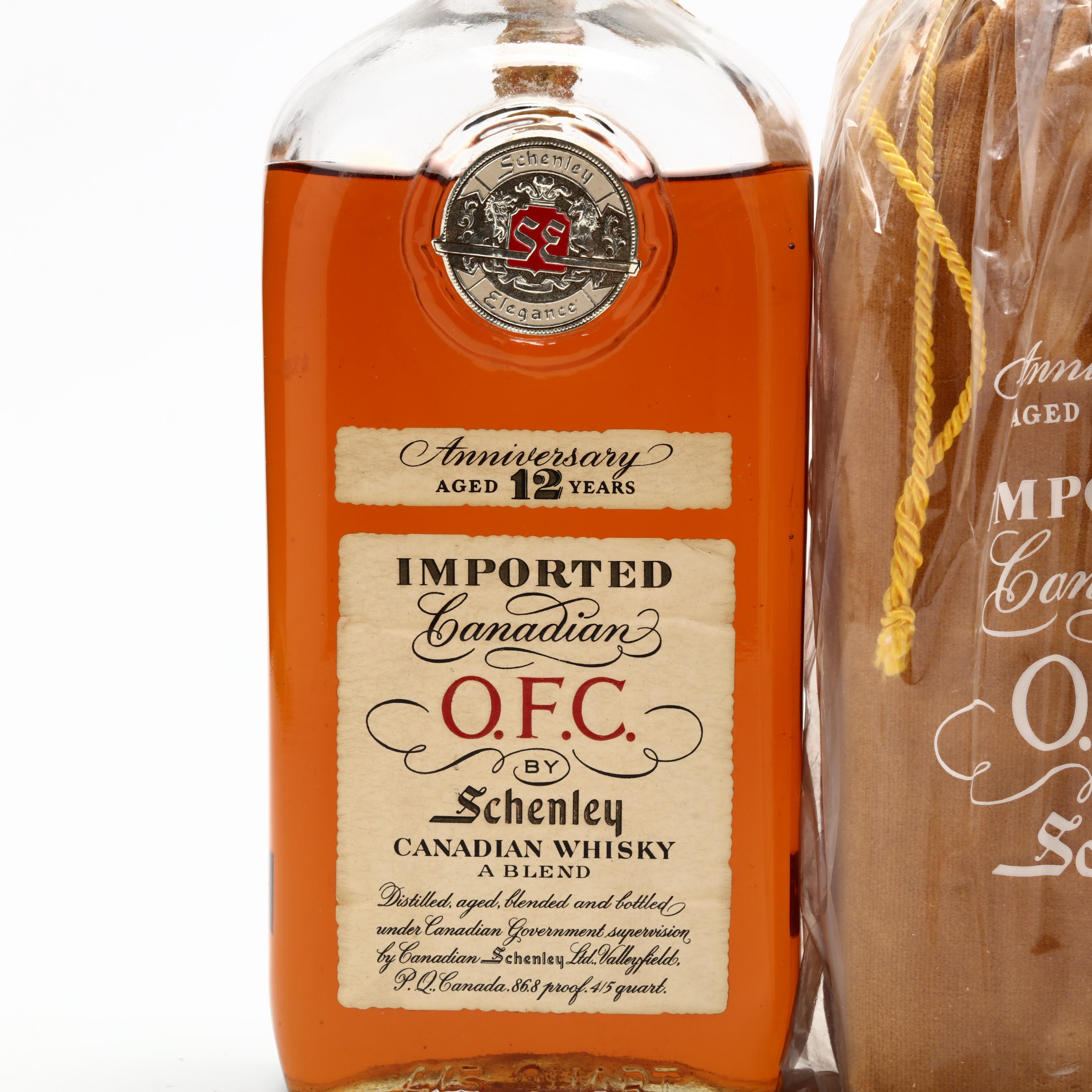 Schenley O.F.C. Canadian Whisky (Lot 6278 - Rare SpiritsJun 11