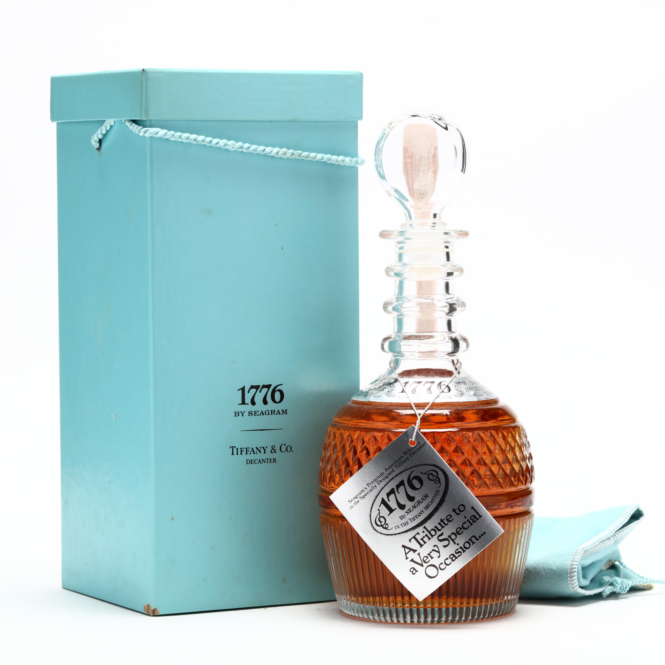 1776 Whiskey by Seagram with Tiffany Decanter (Lot 6180 - Rare