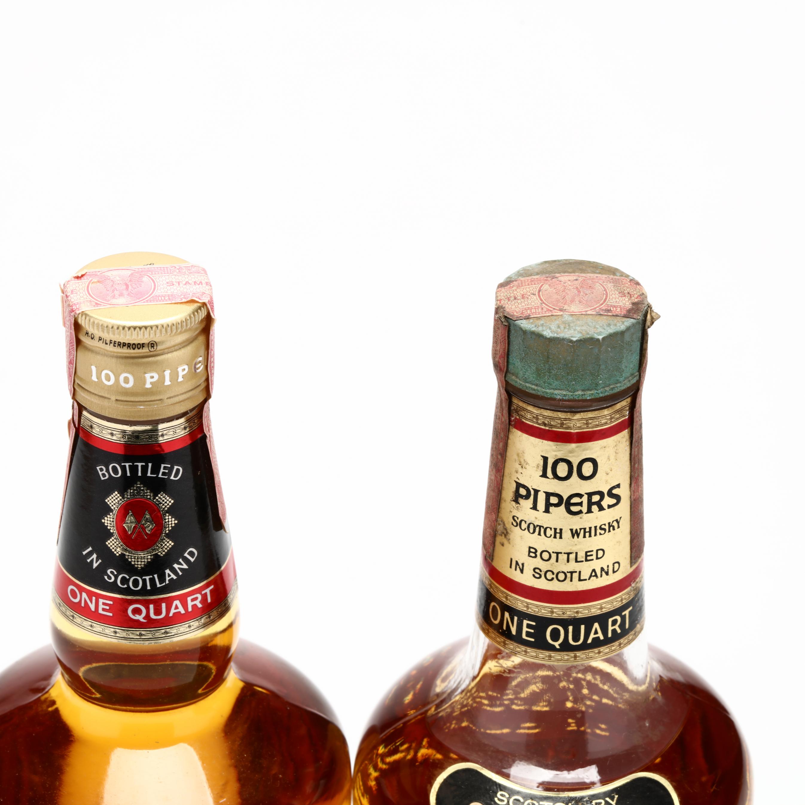 Seagram's 100 Pipers Scotch Whisky (Lot 6151 - Rare