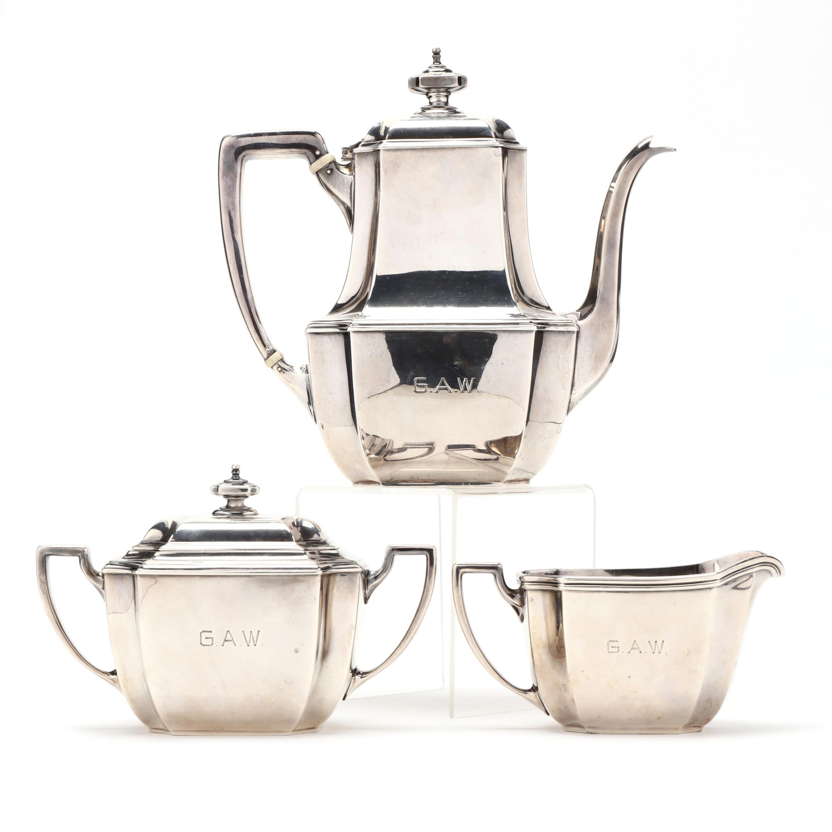 Tiffany & Co. Hampton Sterling Silver Coffee Set (Lot 1188 - June