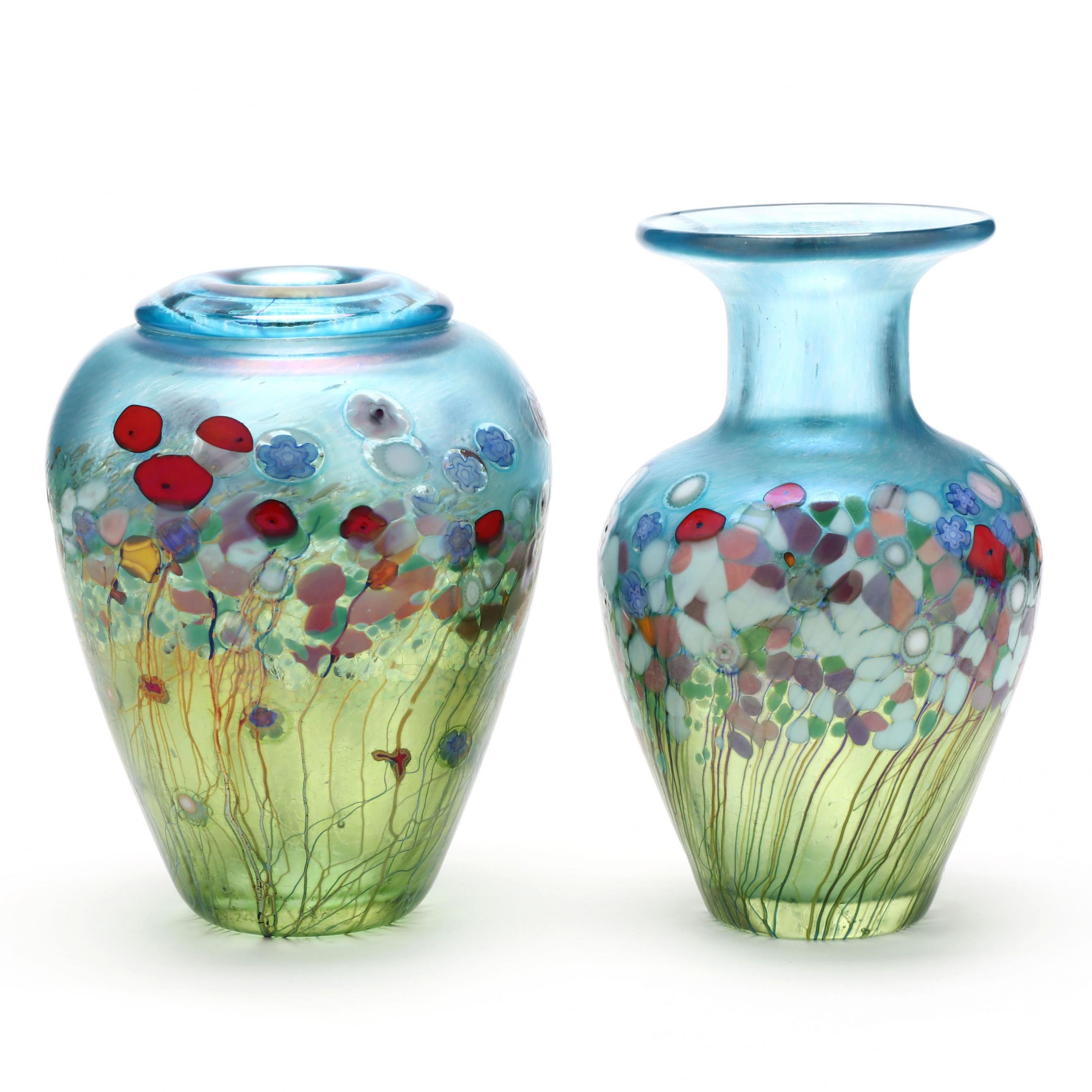 Robert Held (Canada), Two Art Glass Vases (Lot 2159 - June Estate