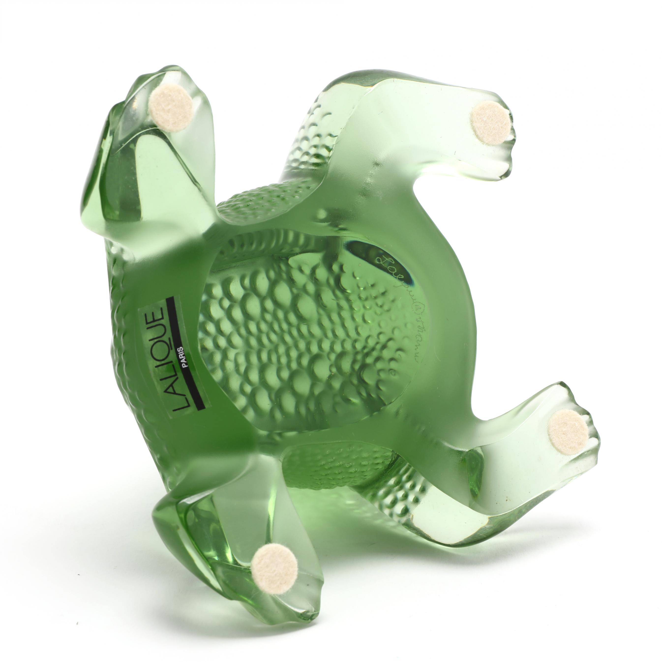 LALIQUE クリスタル 鶏 コックナン カーマスコット 置物 サイン