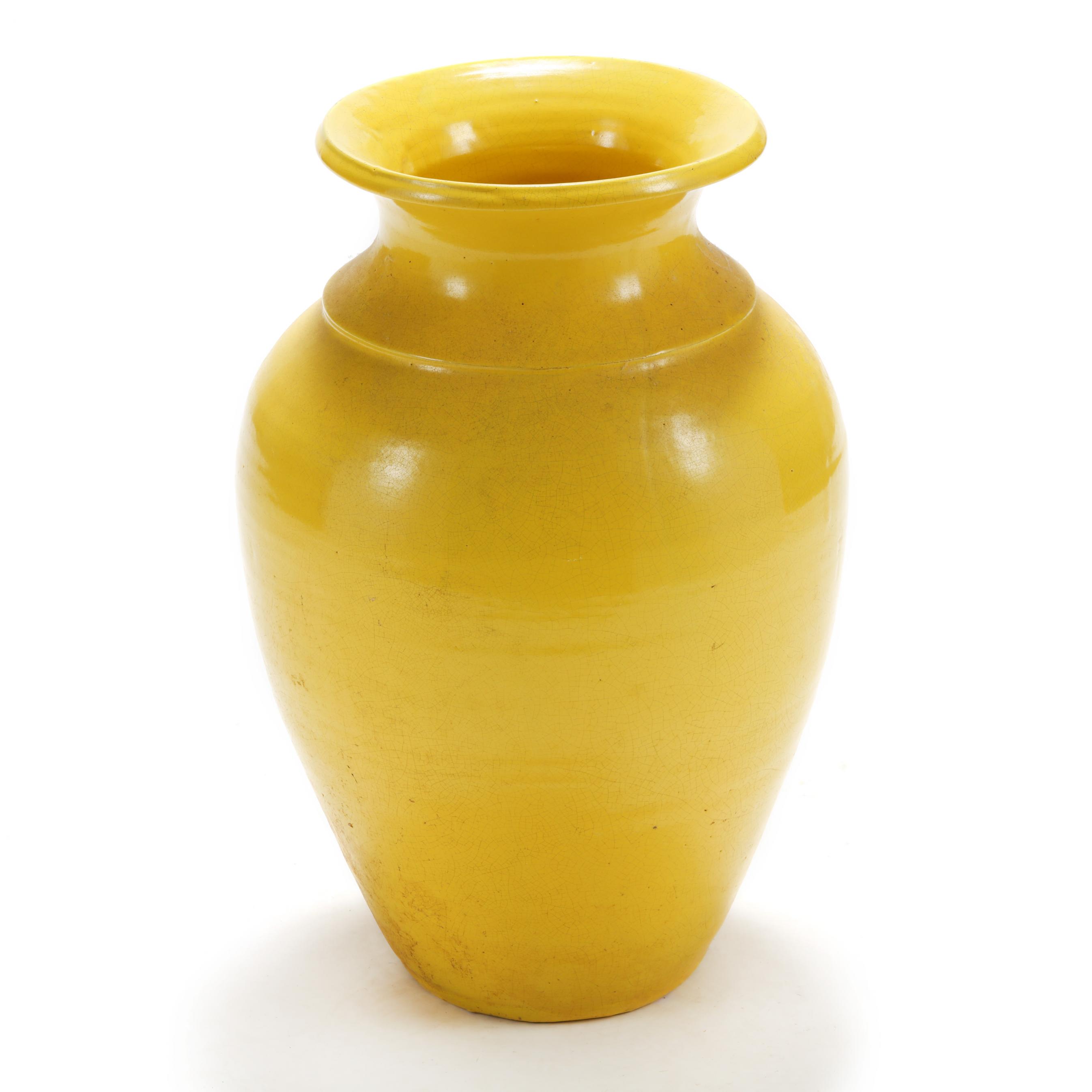 Large Porch Vase, Attributed Waymon Cole, J. B. Cole Pottery (NC