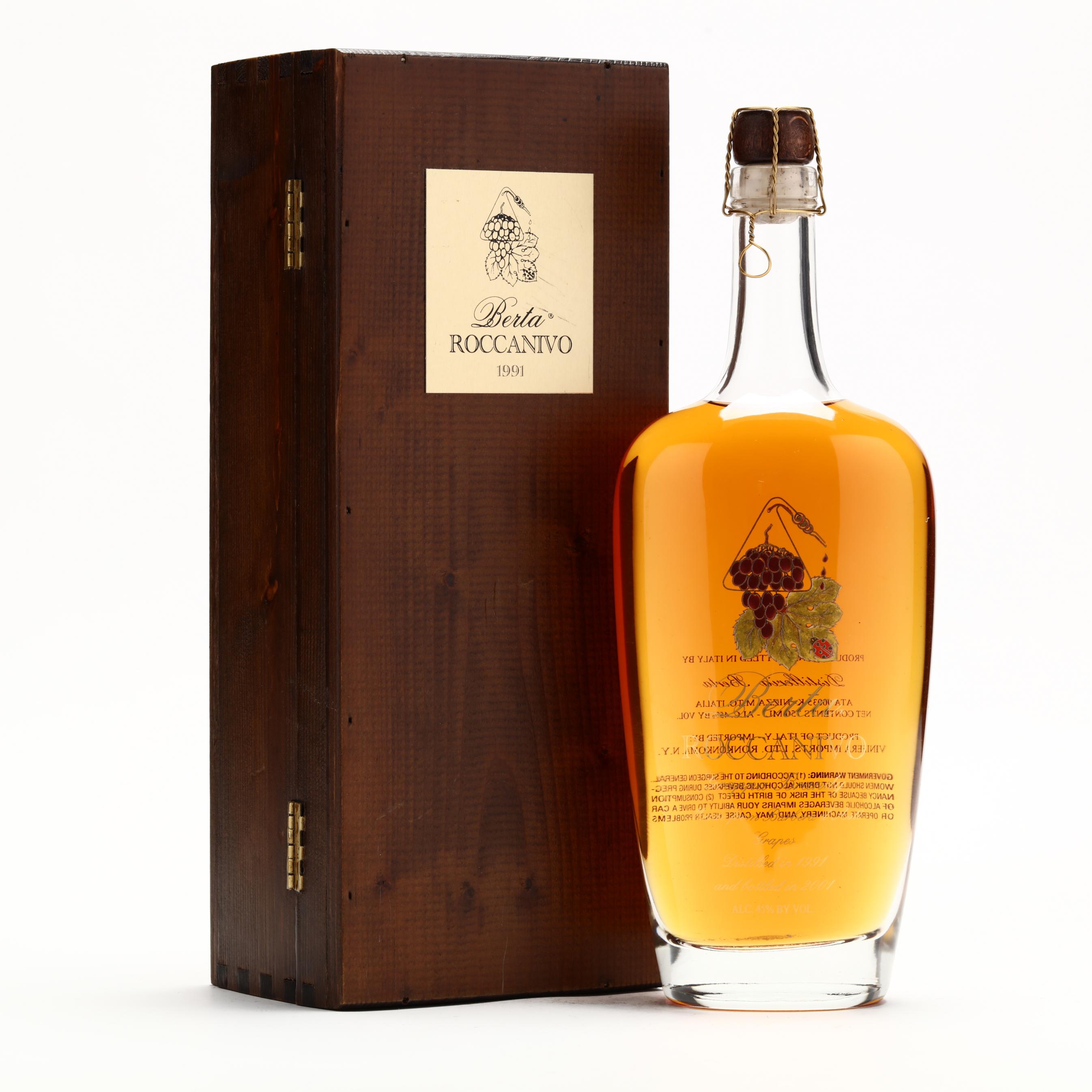 Berta Roccanivo Grappa (Lot 8115 - Rare SpiritsSep 17, 2021, 12:00pm)
