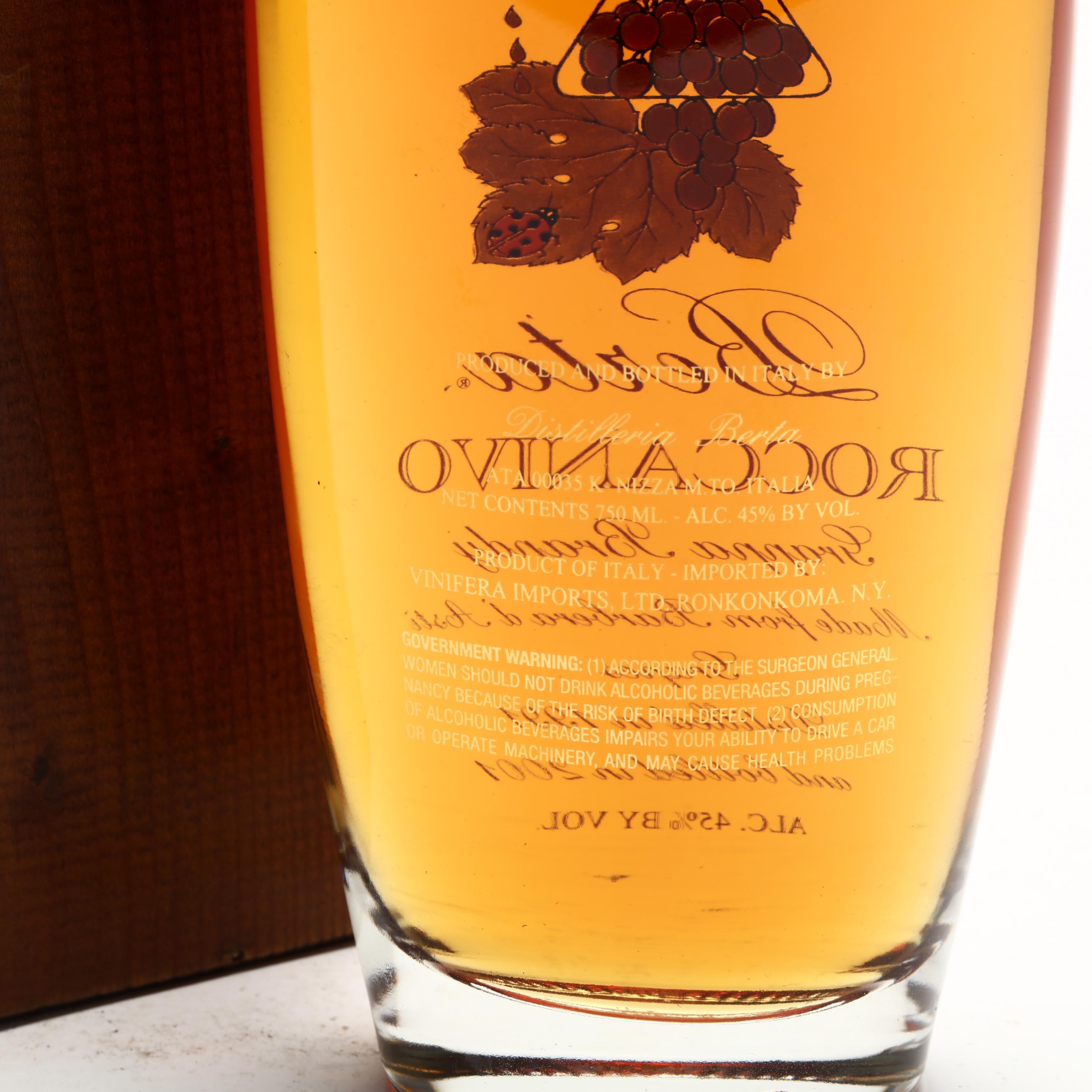Berta Roccanivo Grappa (Lot 8115 - Rare SpiritsSep 17, 2021, 12:00pm)