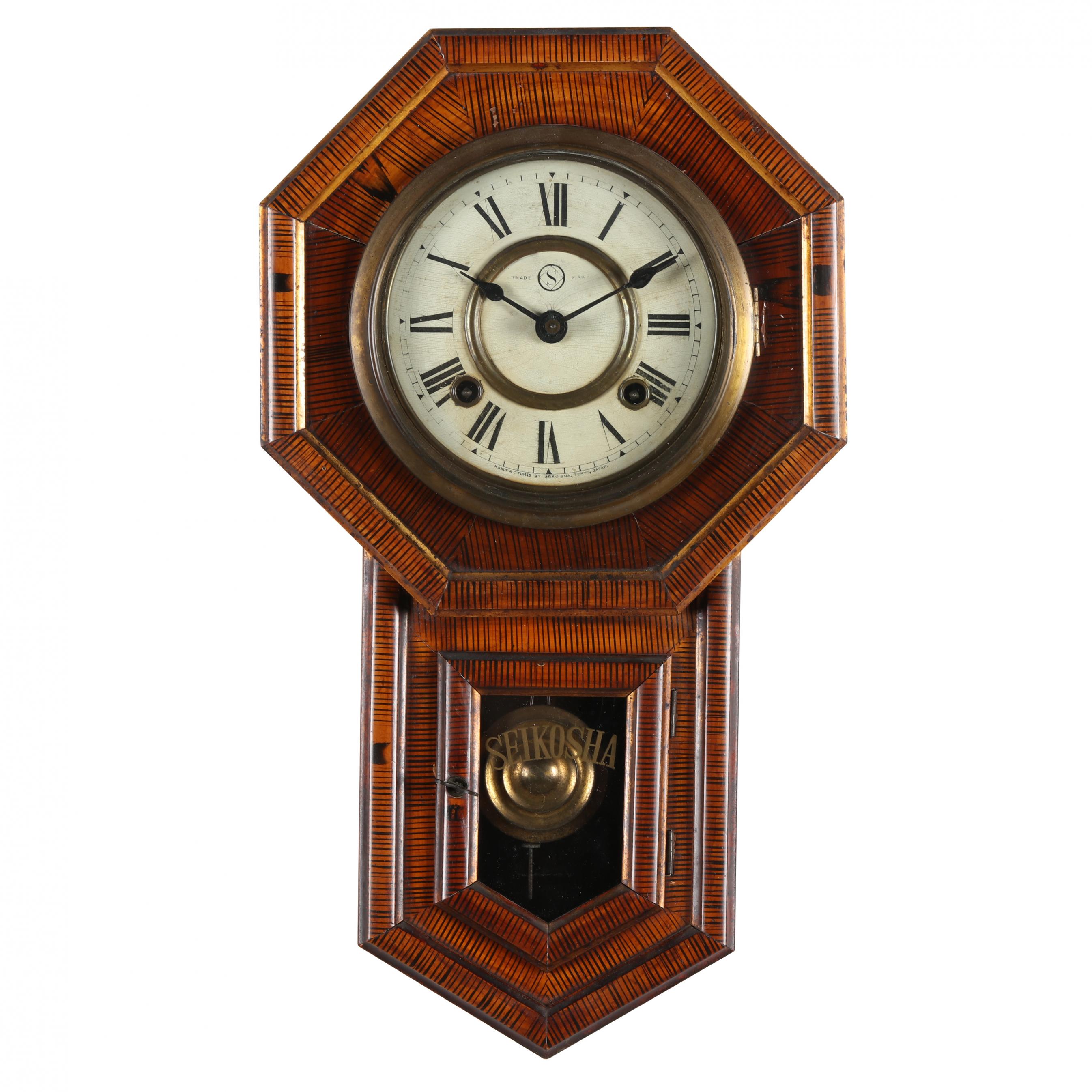 Japanese Seikosha Wall Clock (Lot 393 - July Estate AuctionJul 15