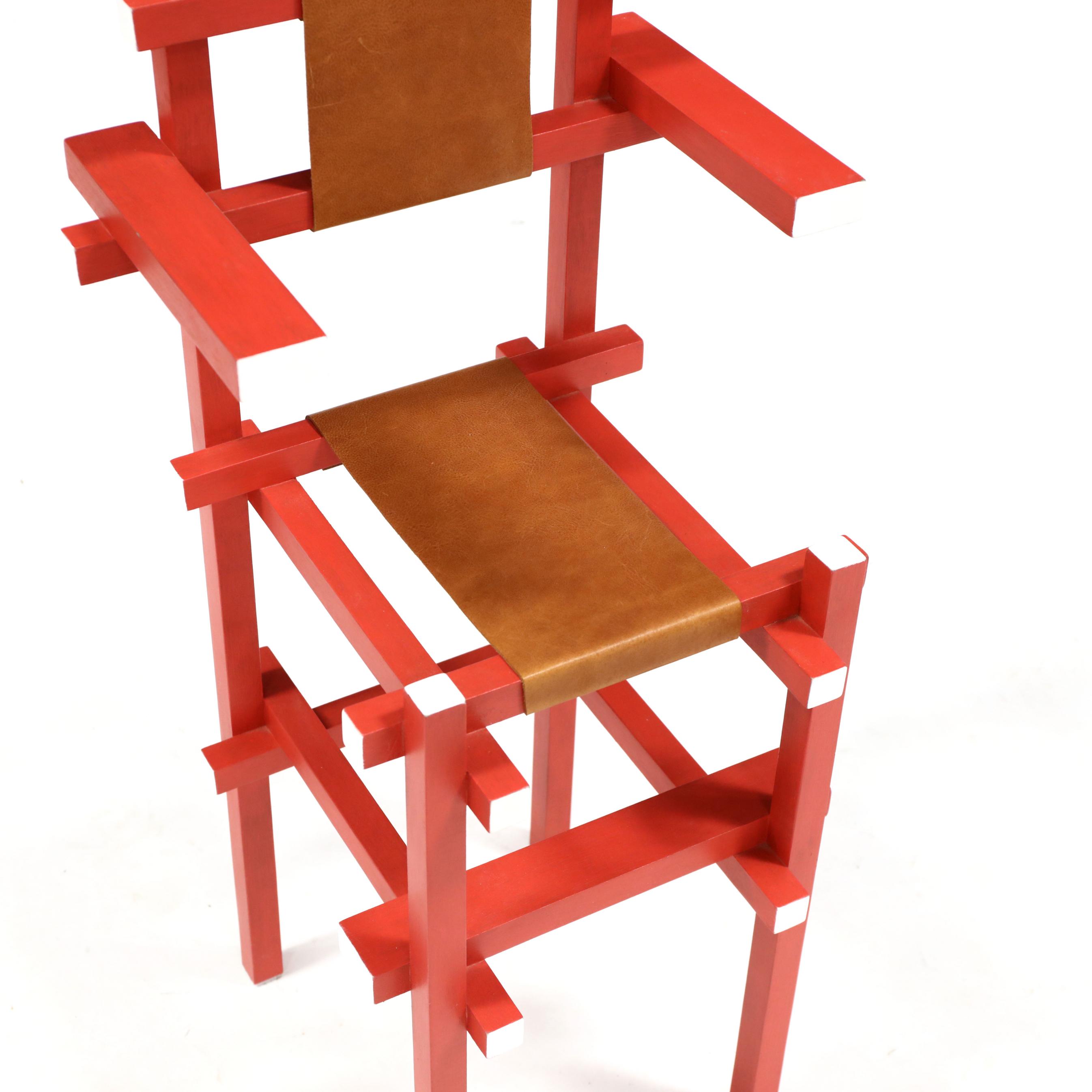 after Gerrit Thomas Rietveld (Dutch, 1888-1964), Kinderstoel after Gerrit Thomas Rietveld (Dutch, 1888-1964), Kinderstoel