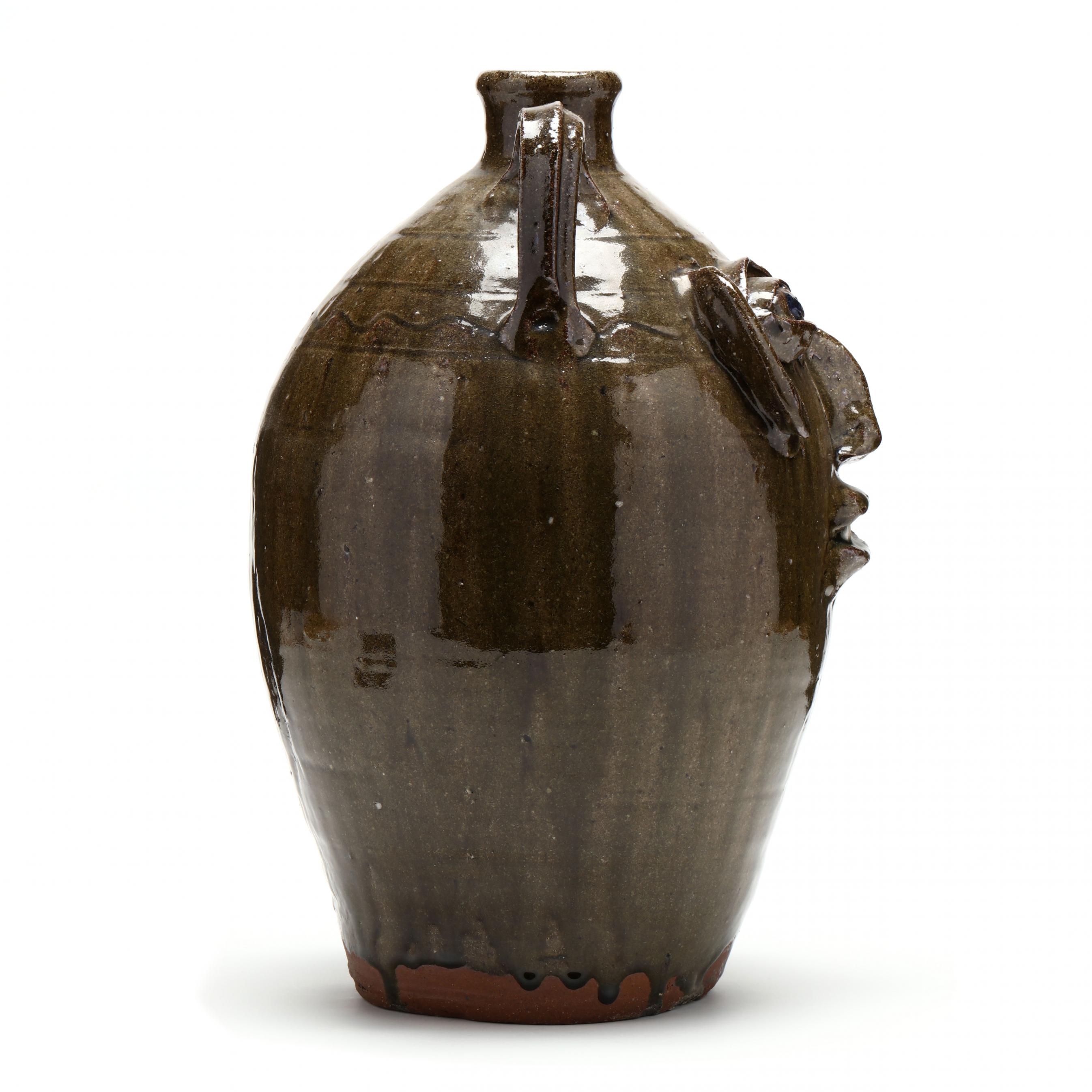 Double Handled Face Jug, Burlon Craig (Lincoln County, NC) (Lot