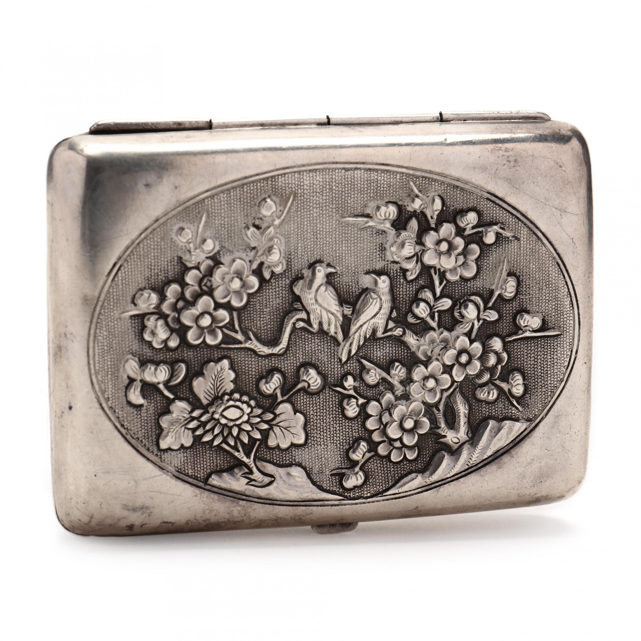 An Antique Chinese Silver Cigarette Case (Lot 2180