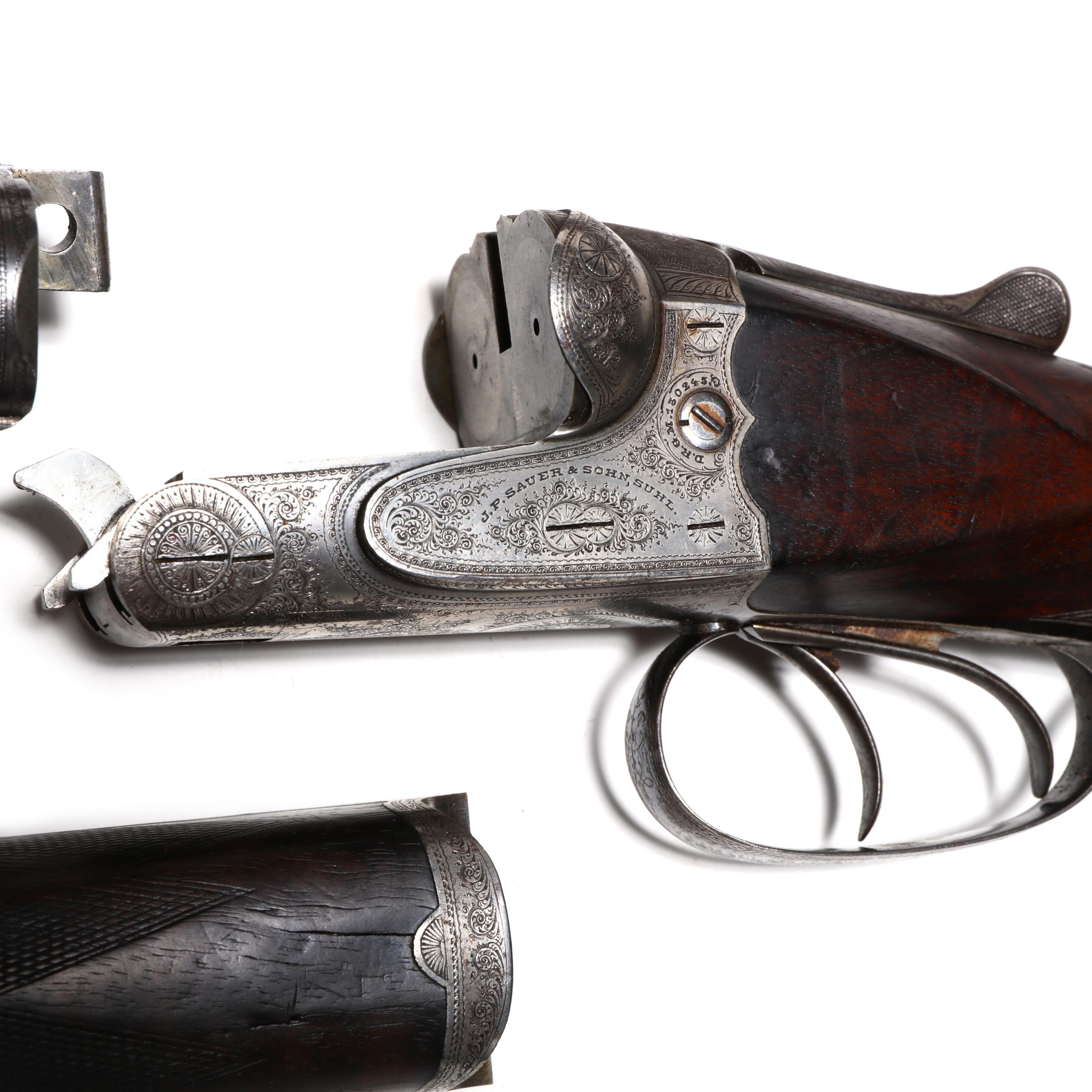 Prussian J. P. Sauer & Sohn 12 Gauge SxS Shotgun (Lot 3269 - End