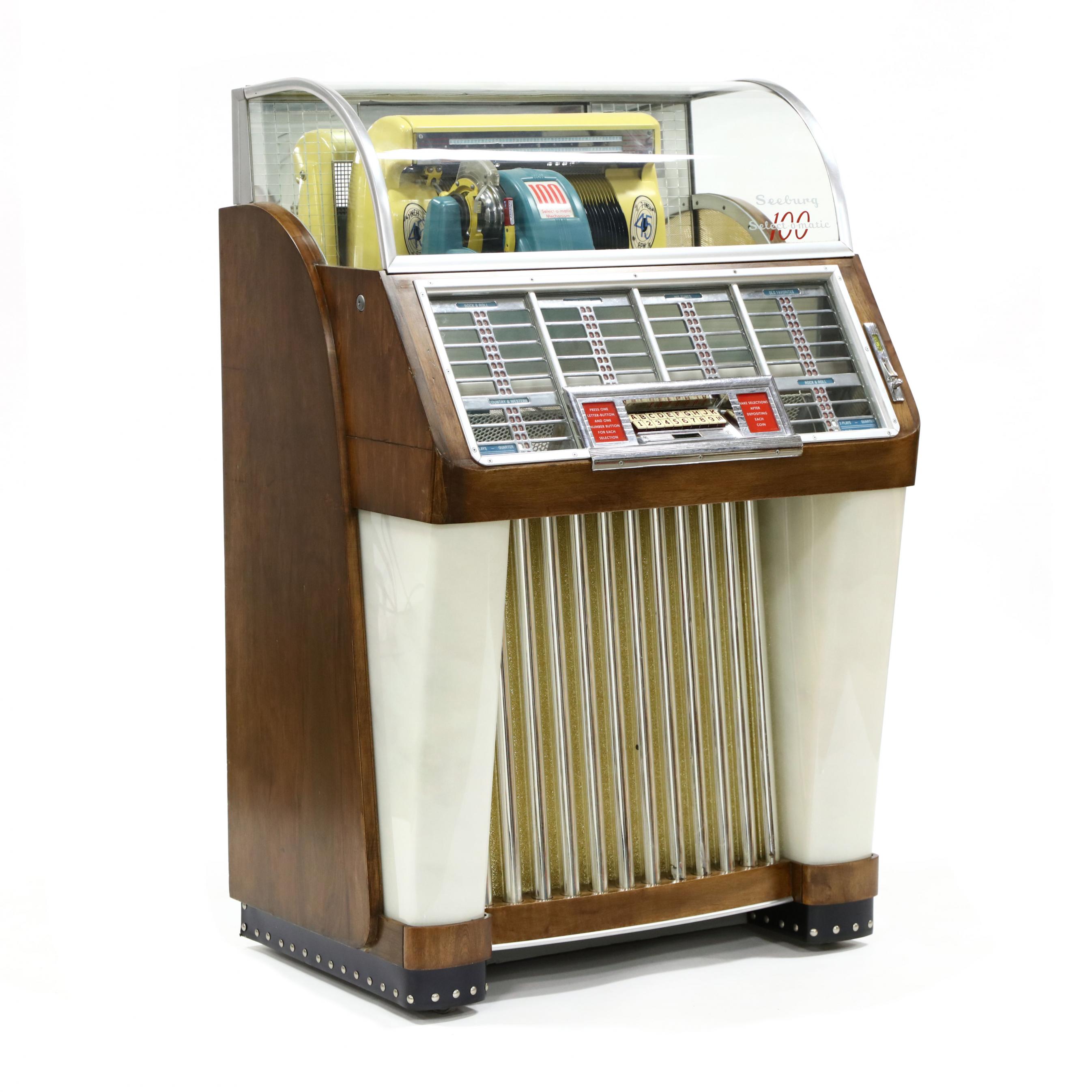 Restored Seeburg 100 Select-o-matic Jukebox (Lot 2315