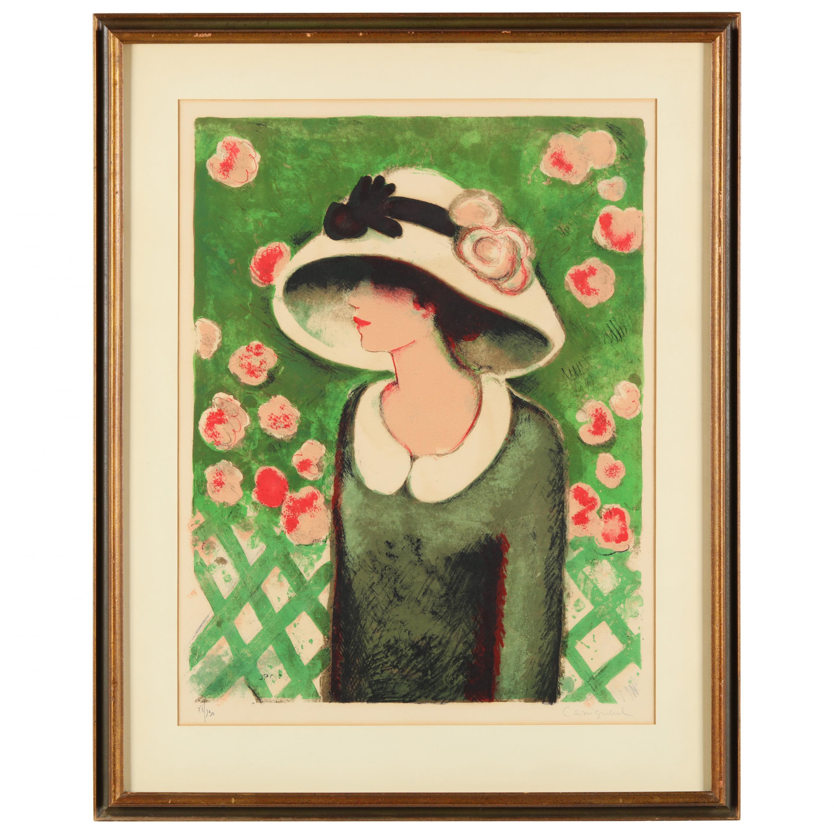 Jean-Pierre Cassigneul (French, born 1935), La Roseraie (The Rose