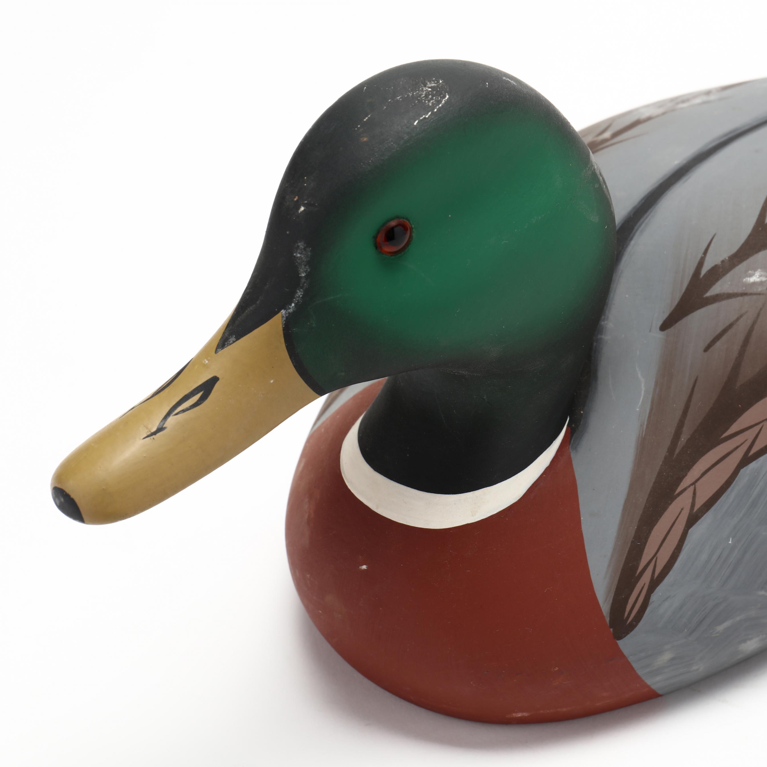 A Pair of Signed Stoney Point Duck Decoys (Lot 3099 - End of