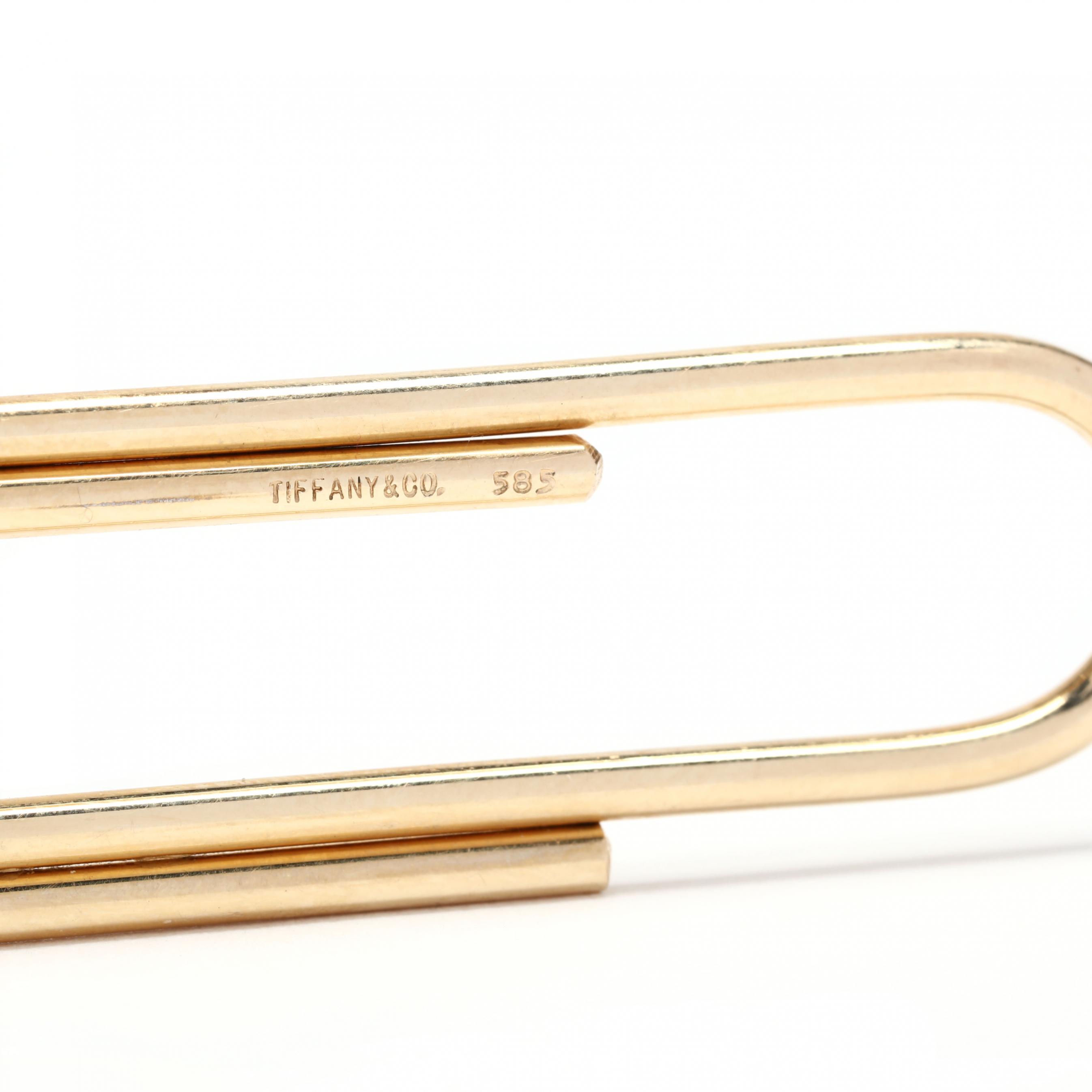 A Cartier Pocket Knife and a 14KT Gold Tiffany & Co. Paper Clip