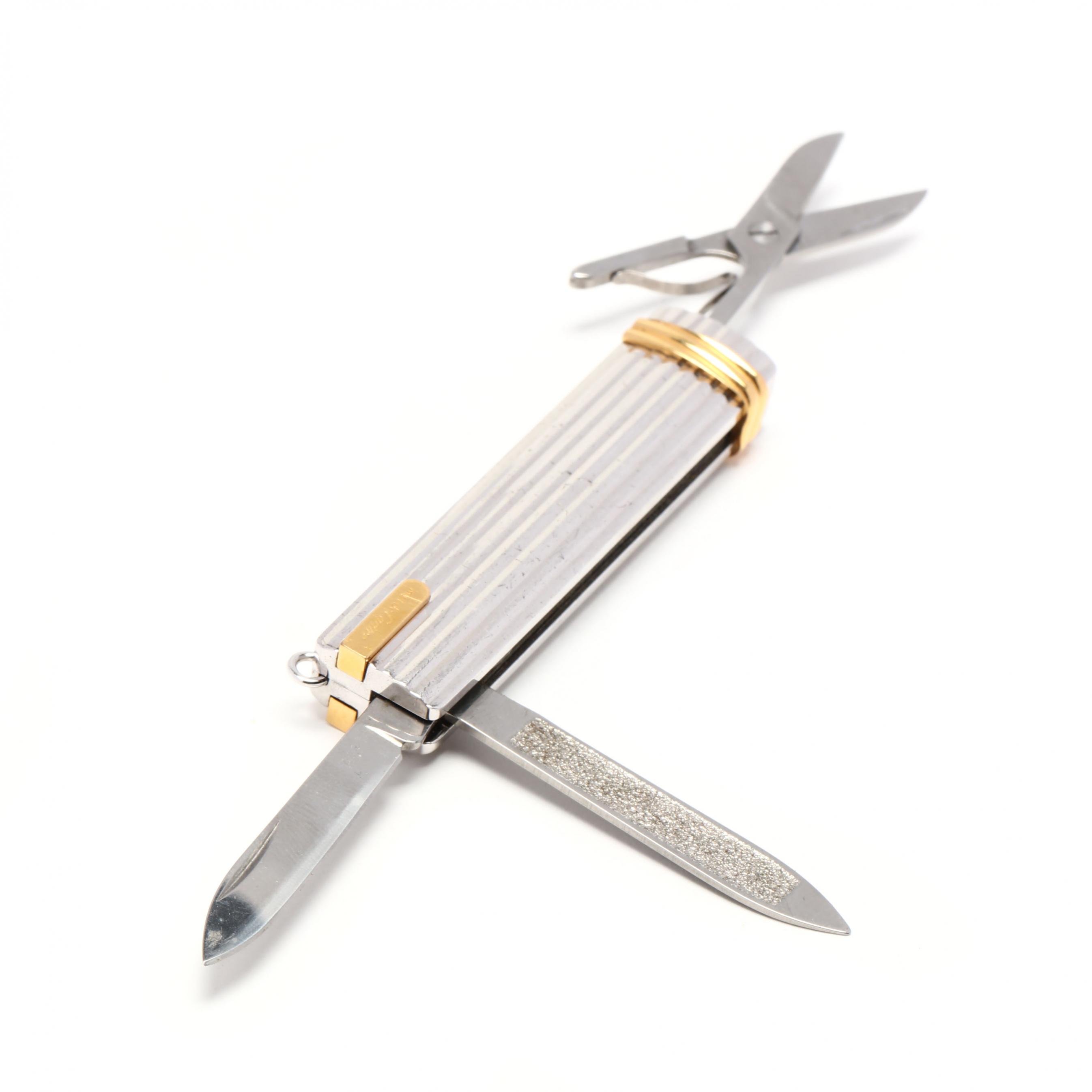 A Cartier Pocket Knife and a 14KT Gold Tiffany & Co. Paper Clip