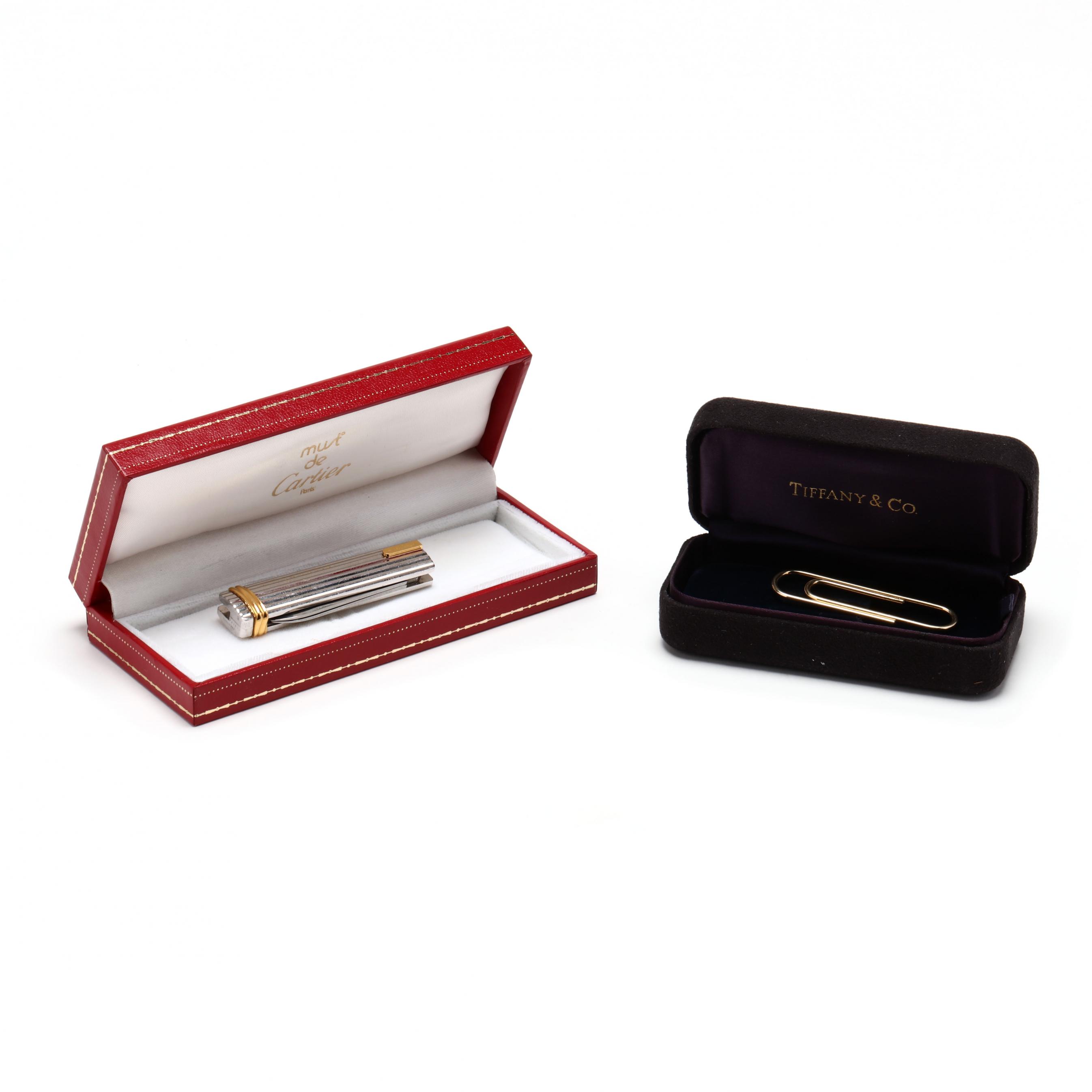 A Cartier Pocket Knife and a 14KT Gold Tiffany & Co. Paper Clip