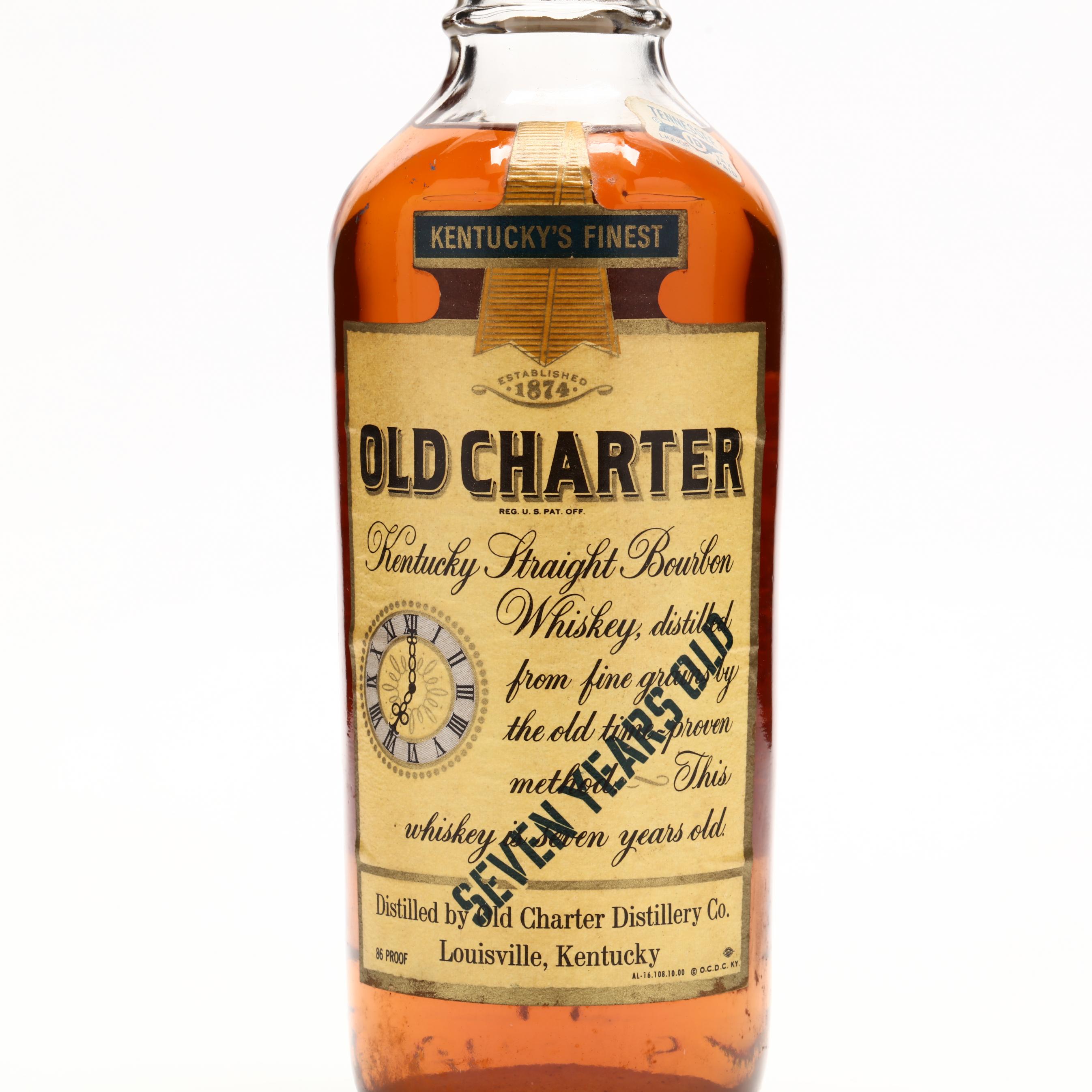 Old Charter Kentucky's Finest ウイスキーレア未開栓 Old Charter