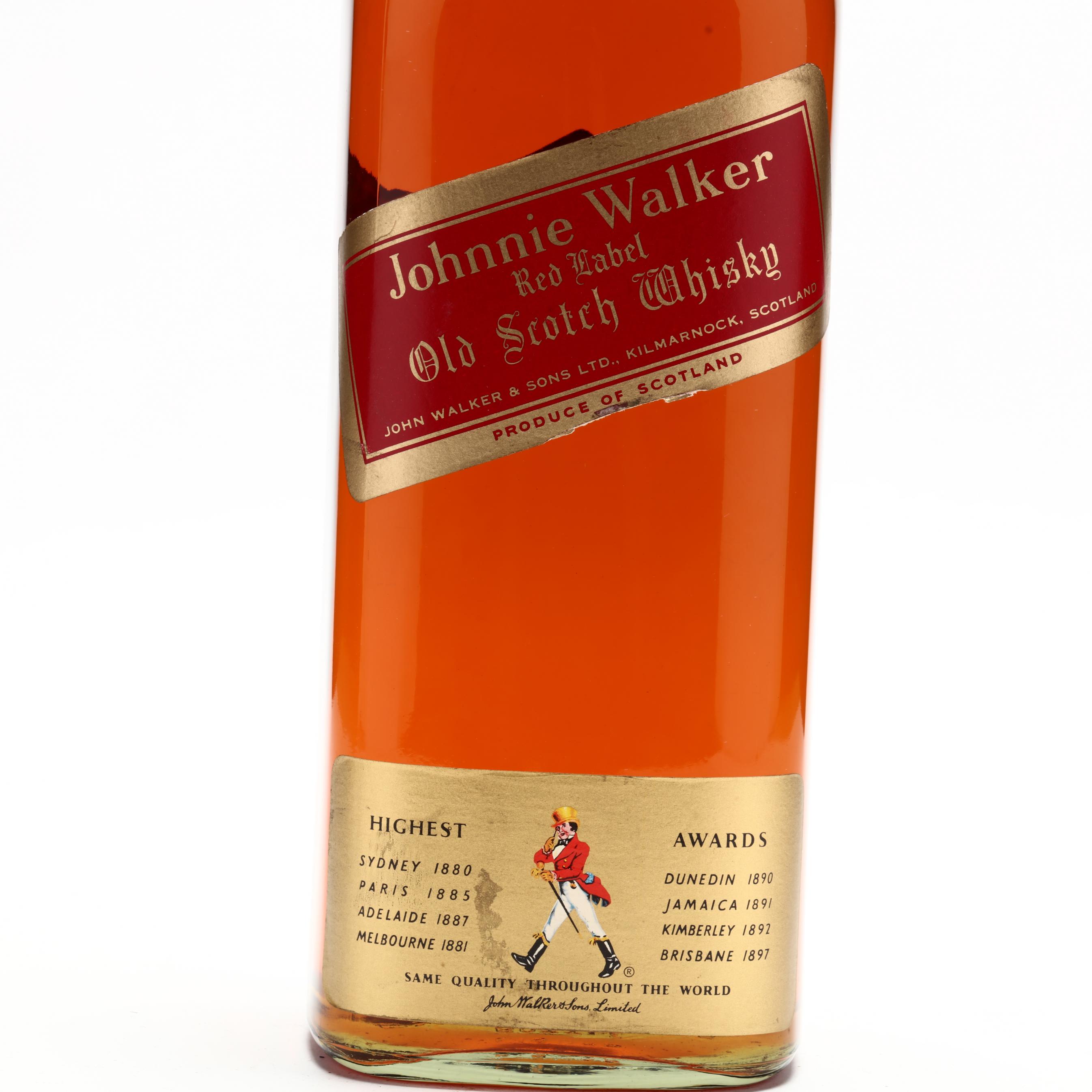 Johnnie Walker Blended Scotch Whisky, Red Label (Lot 8259 - Rare