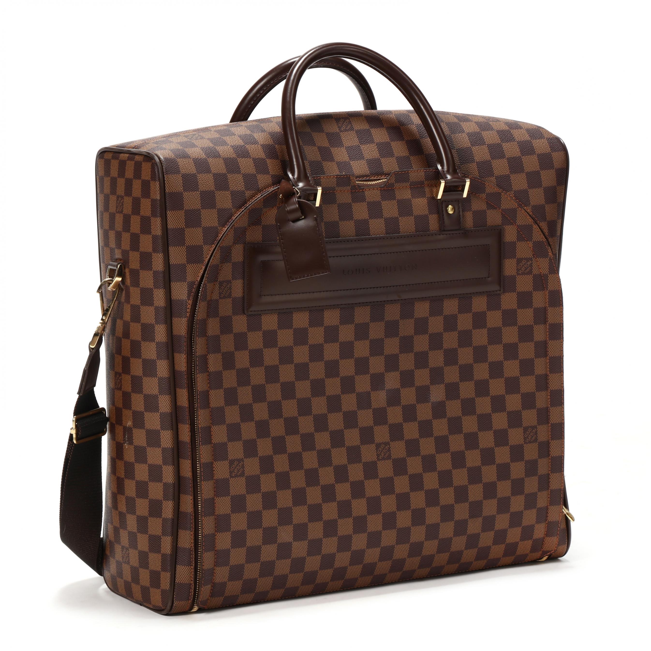 LOUIS VUITTON NOLITA DAMIER EBENE SATCHEL BAG BROWN-TT3356-SOLD