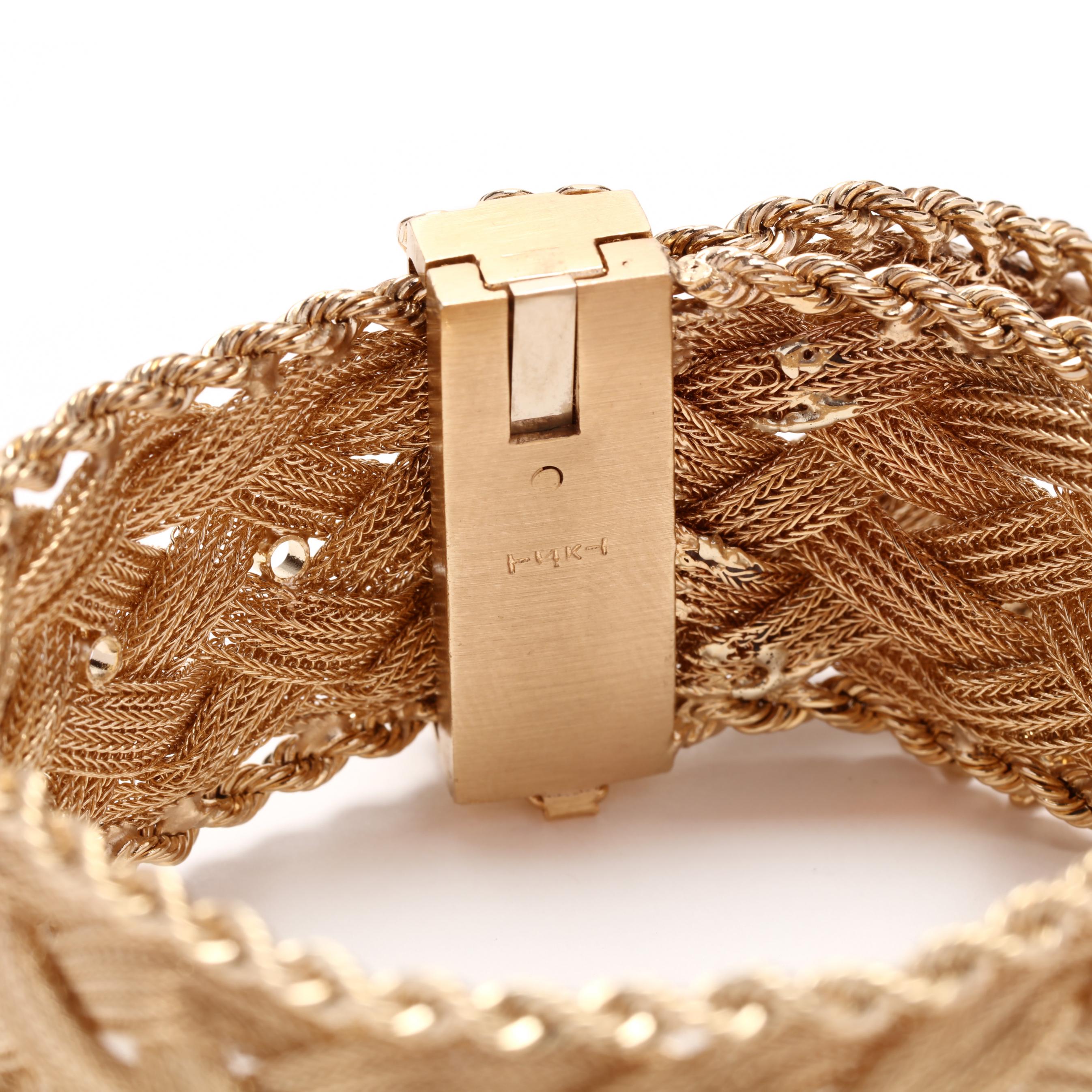 Vintage Braided and Woven Gold Bracelet (Lot 76 - The Vintage Braided and Woven Gold Bracelet (Lot 76 - The