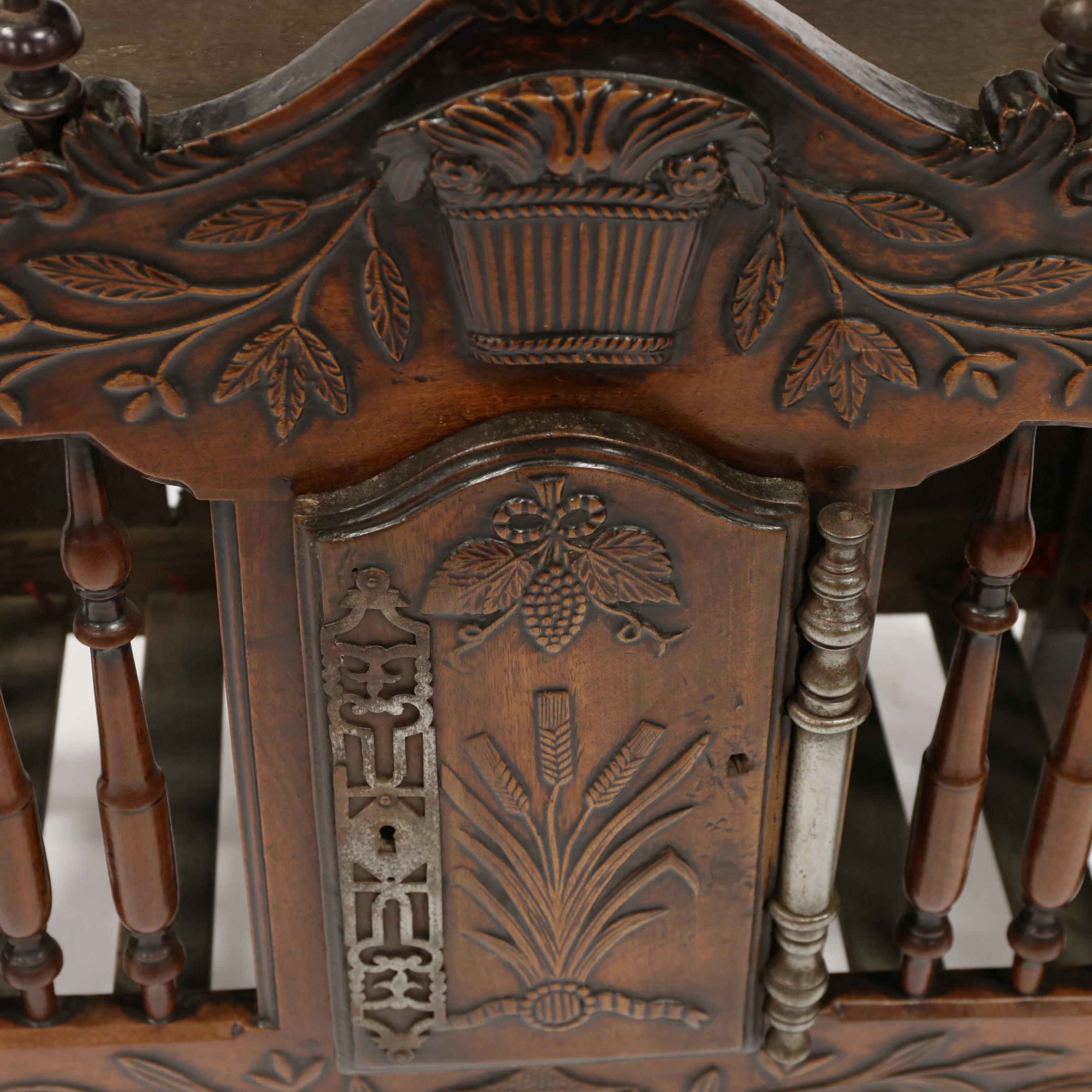 French Provincial Carved Walnut Panettiere (Lot 2382 - September