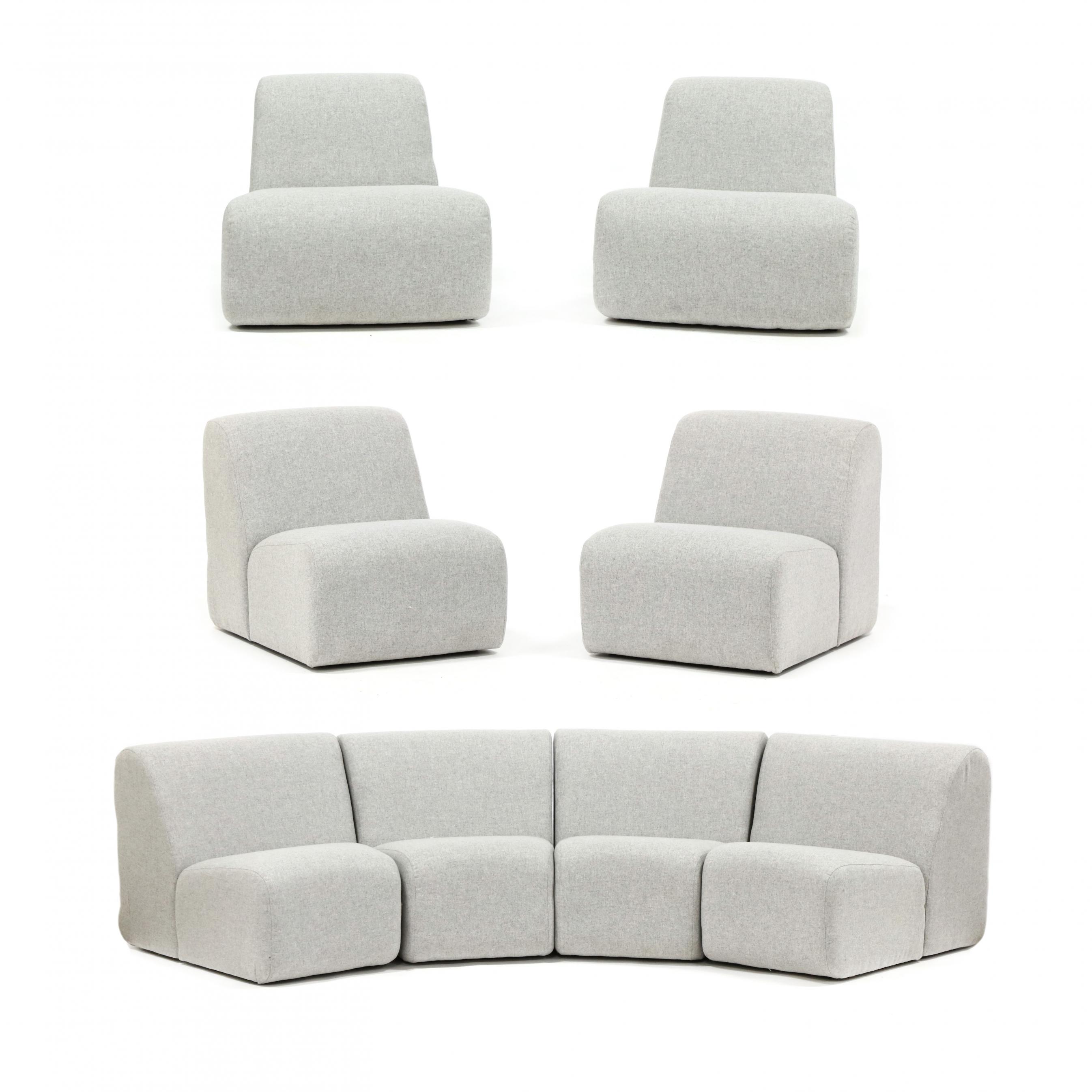 John Mascheroni (American, b.1932), Tappo Sectional Sofa (Lot 1087