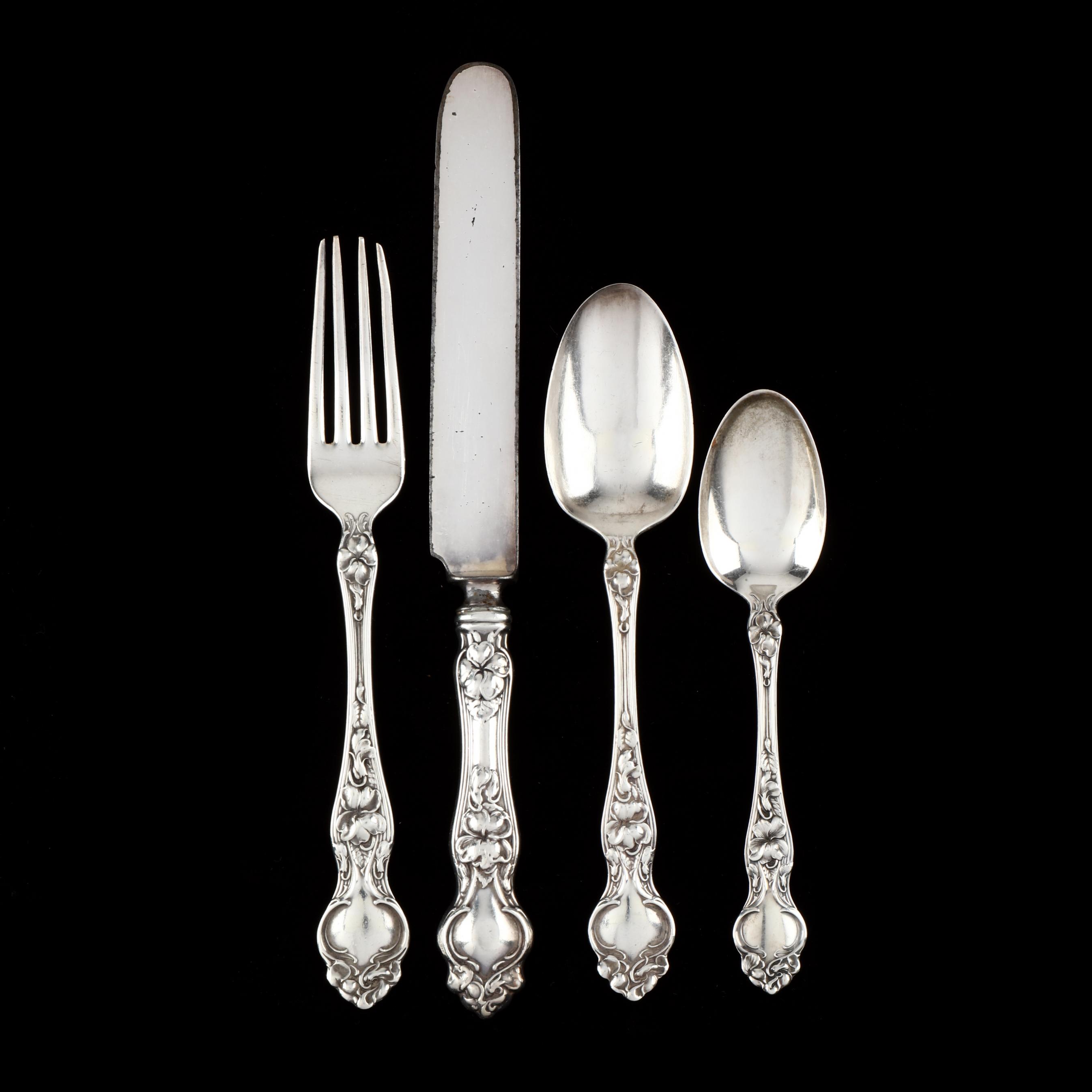 Wallace Violet Sterling Silver Flatware (Lot 3206 - Estate Jewelry