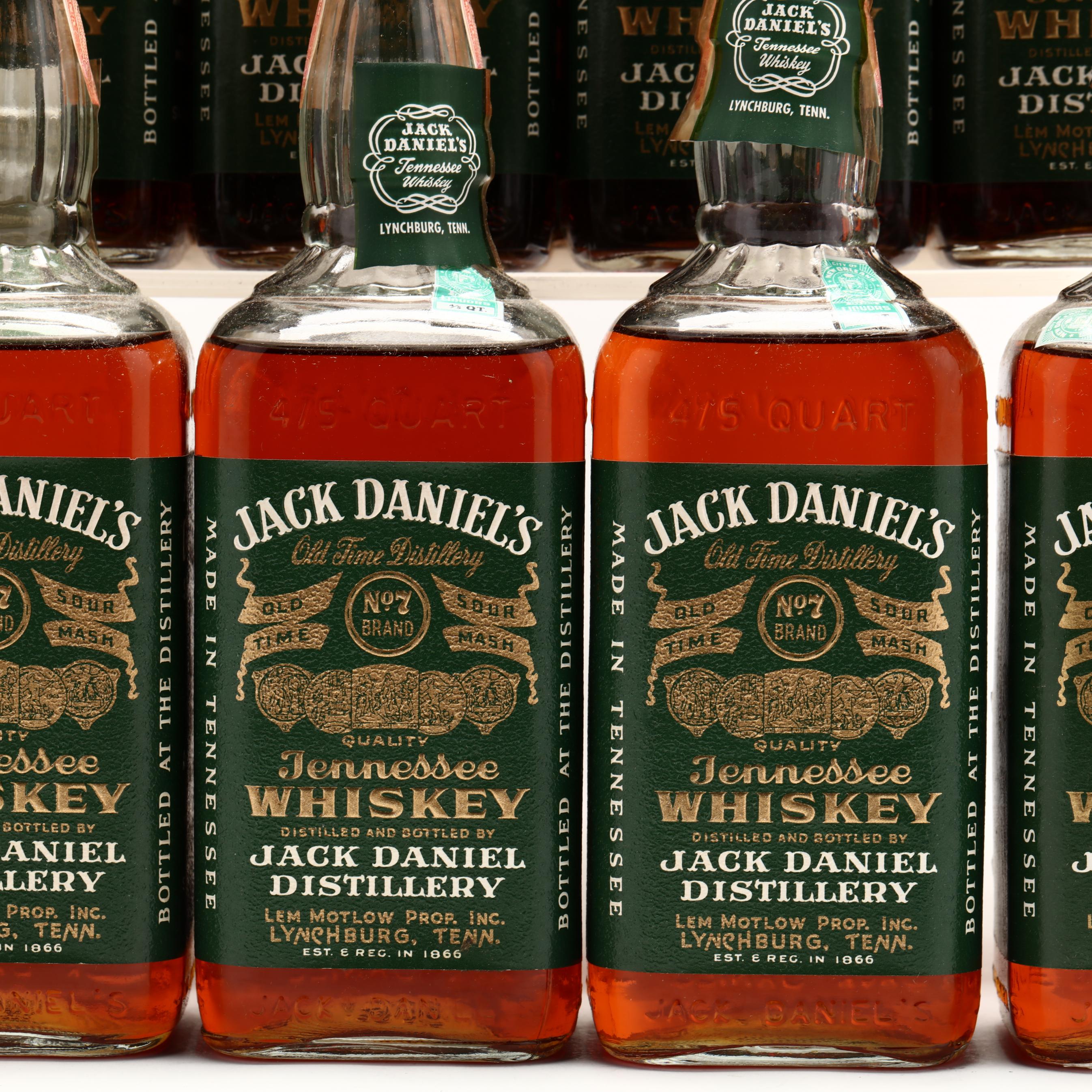 Jack Daniels Tennessee Whiskey (Green Label) (Lot 9190