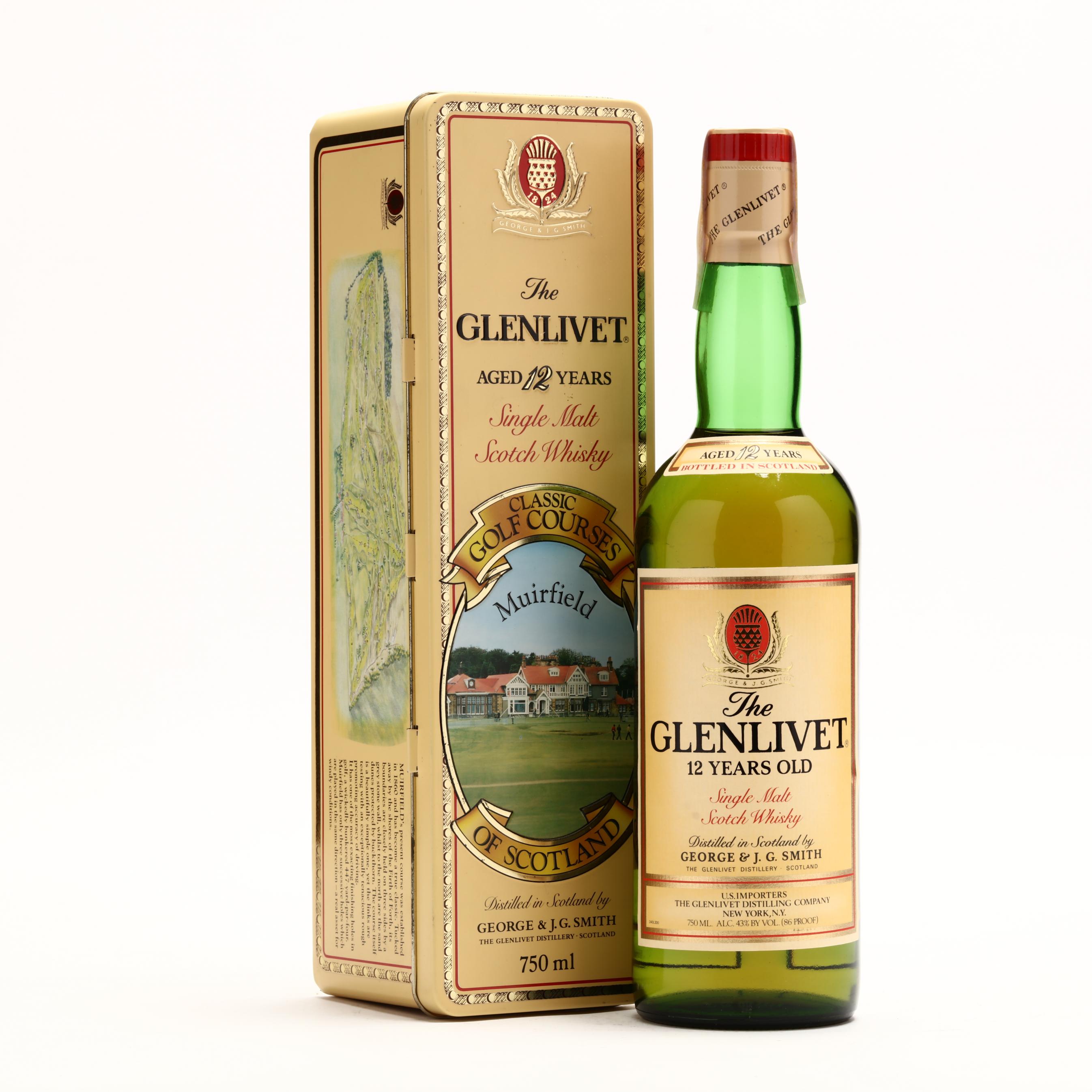 Glenlivet Scotch Whisky in Muirfield Classic Golf Courses Glenlivet Scotch Whisky in Muirfield Classic Golf Courses