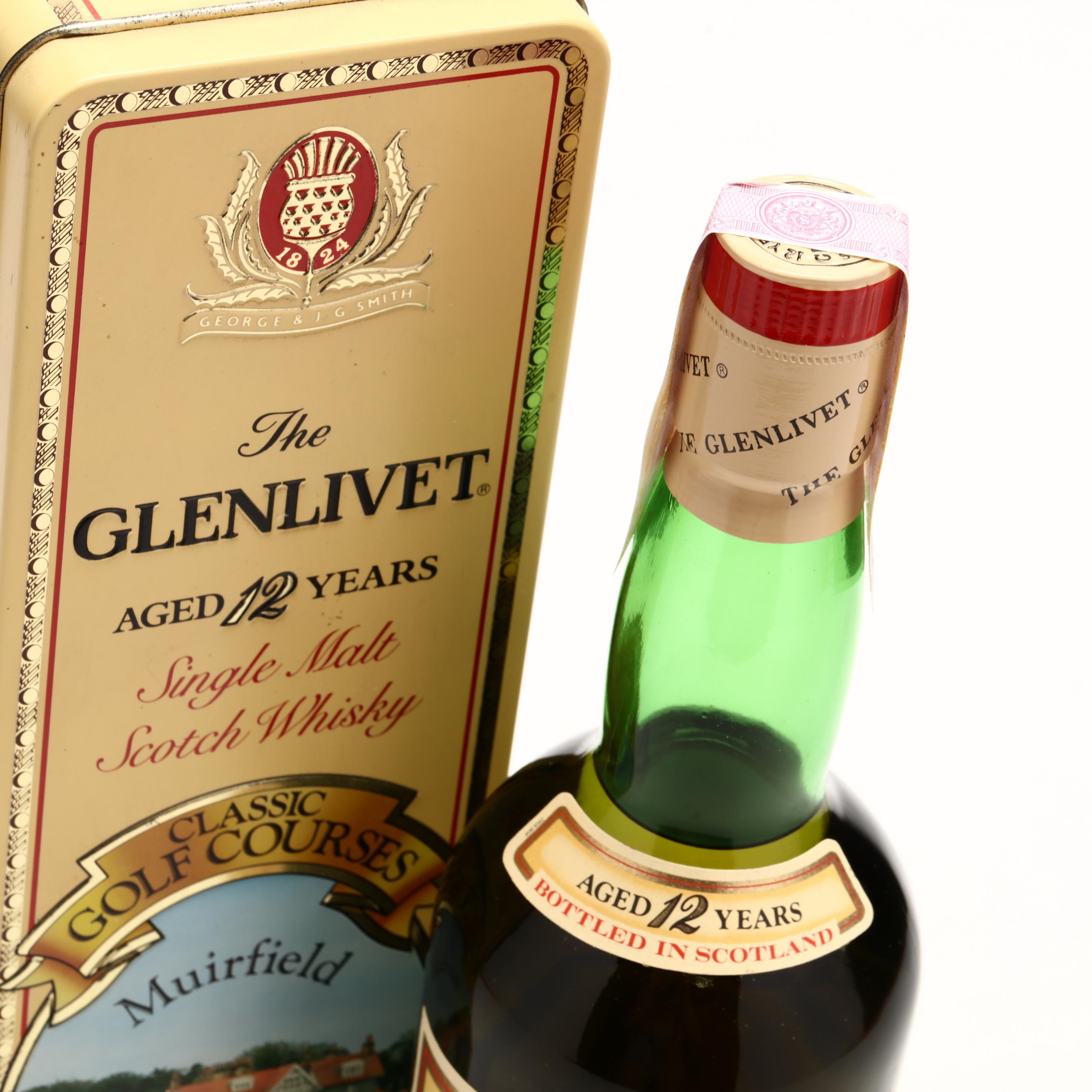 Glenlivet Scotch Whisky in Muirfield Classic Golf Courses Glenlivet Scotch Whisky in Muirfield Classic Golf Courses