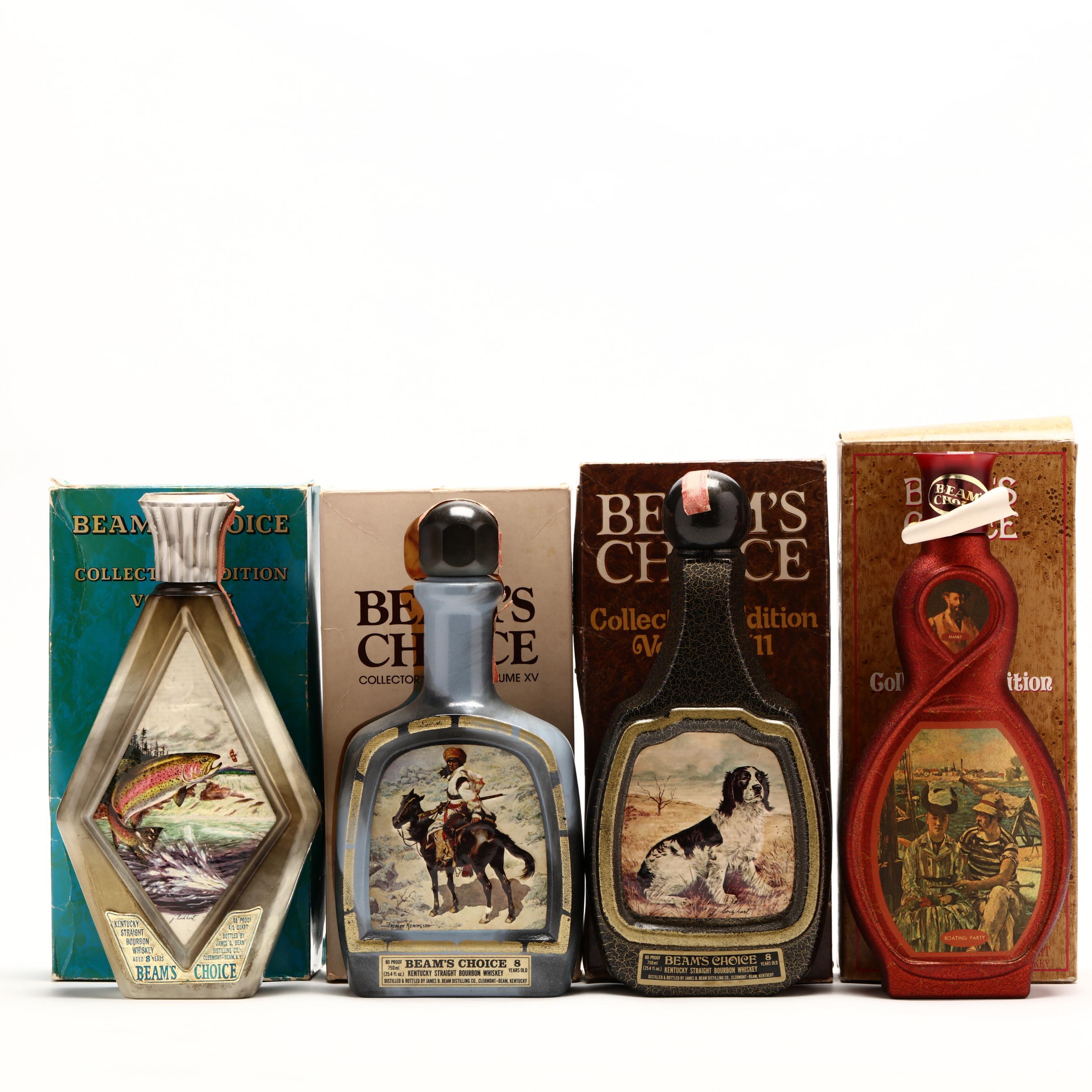Beam's Choice Whiskey, Collector's Edition Decanters (Lot 9286