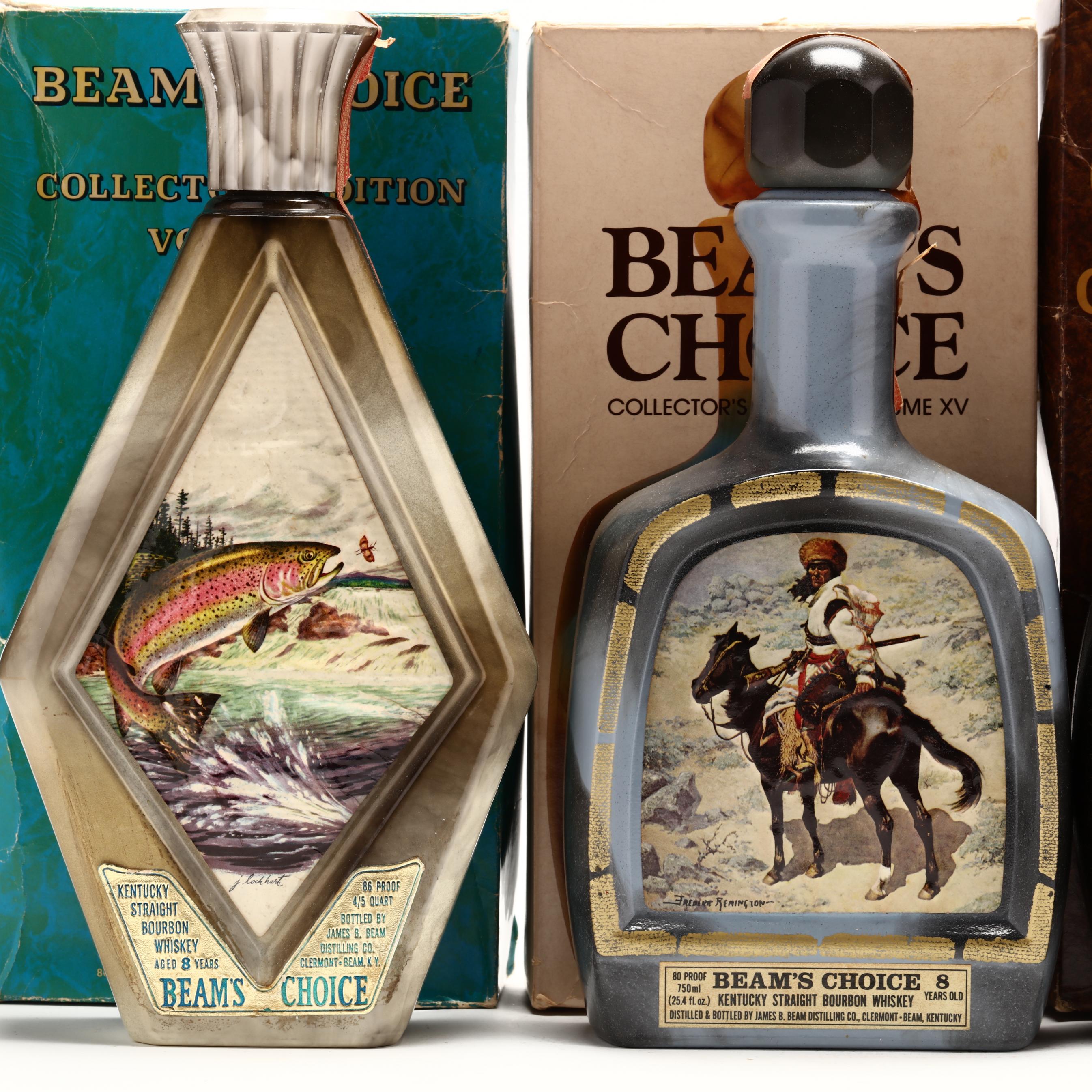 Beam's Choice Whiskey, Collector's Edition Decanters (Lot 9286
