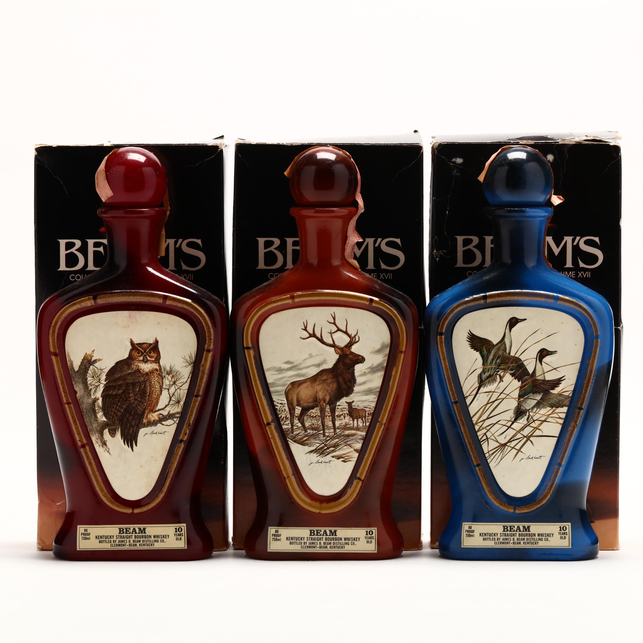 Jim Beam Kentucky Straight Bourbon Whiskey, J. Lockhart Decanters