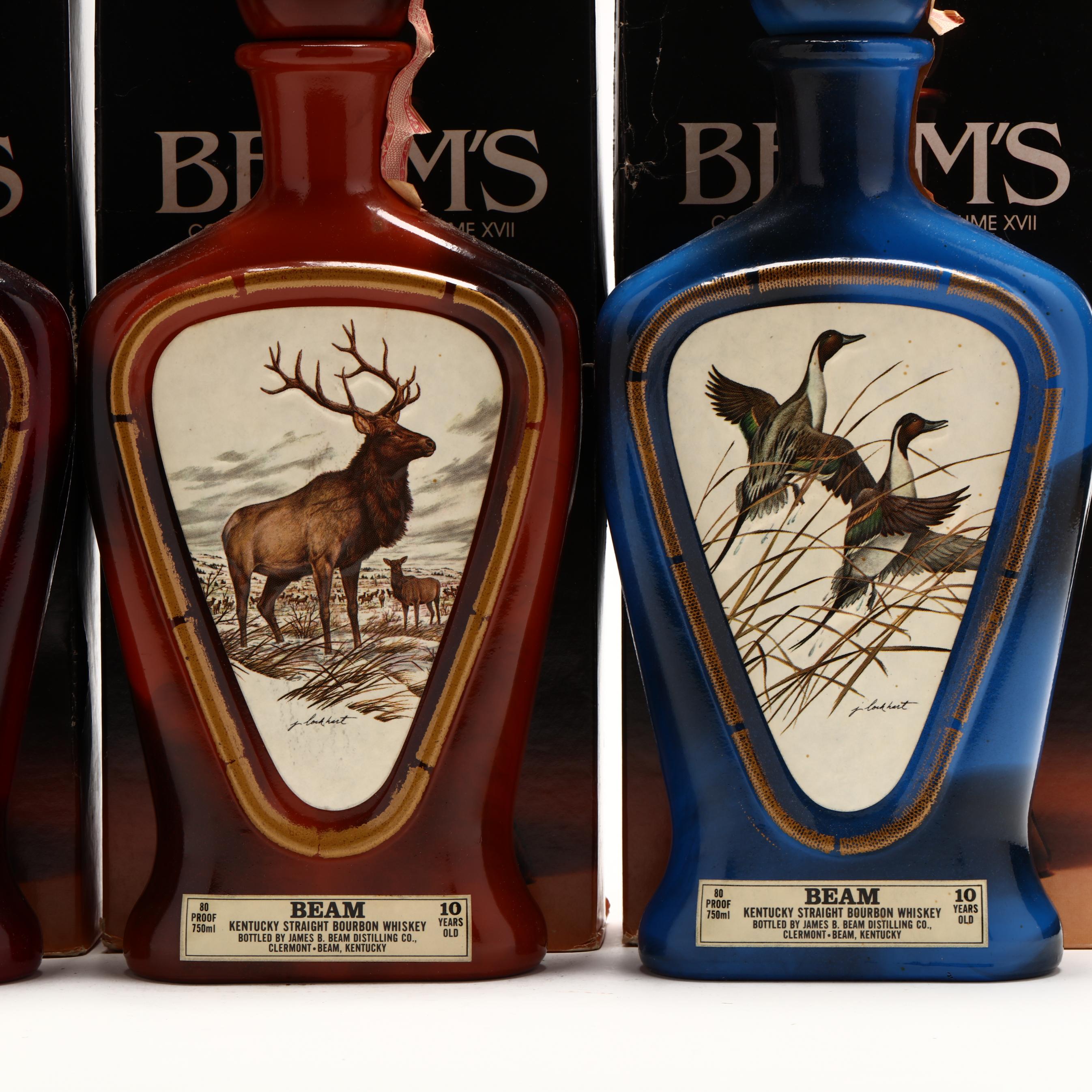 Jim Beam Kentucky Straight Bourbon Whiskey, J. Lockhart Decanters