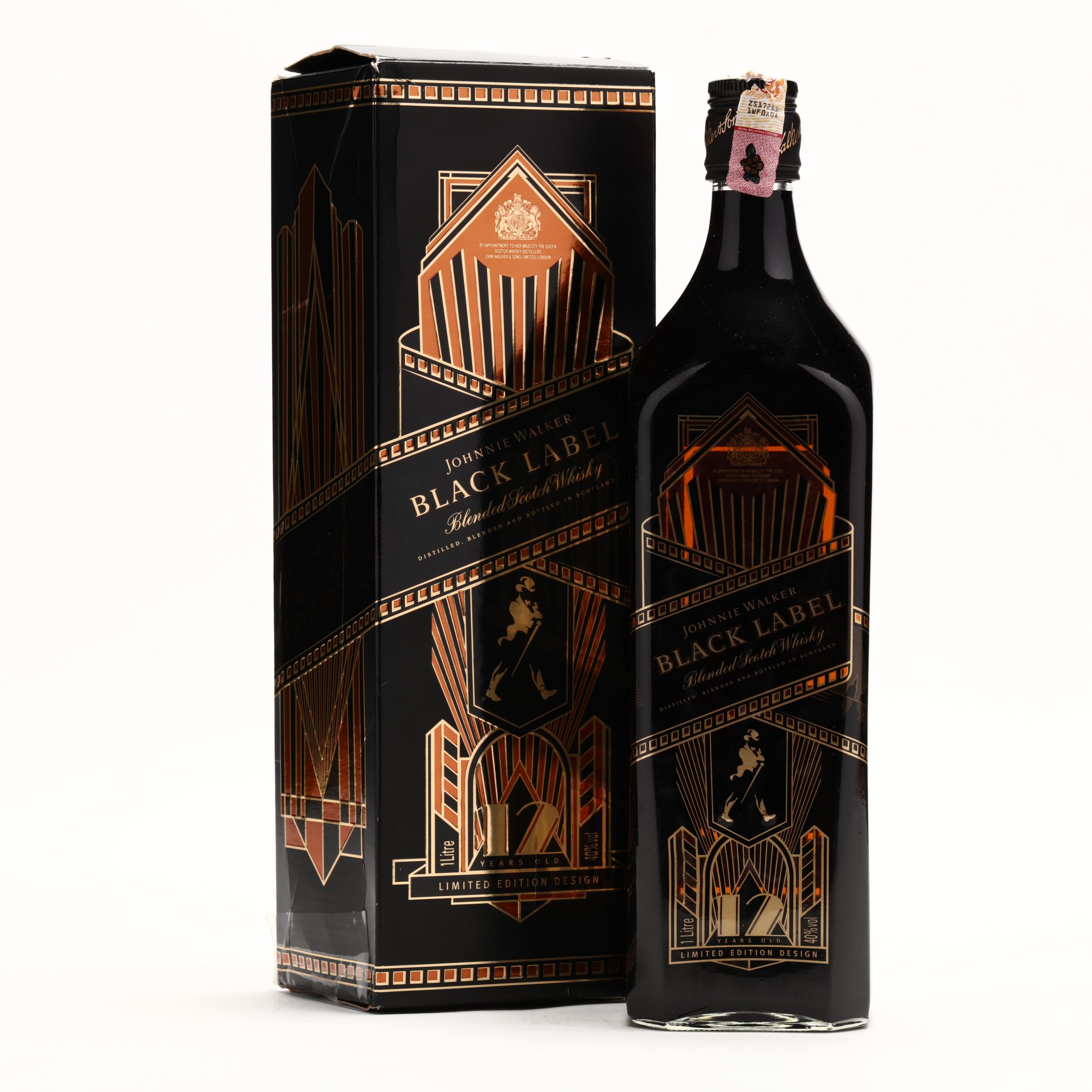 Johnnie Walker Blended Scotch Whisky, Black Label (Discontinued Bottling)  (Lot 9147 - Rare SpiritsOct 22, 2021, 12:00pm)