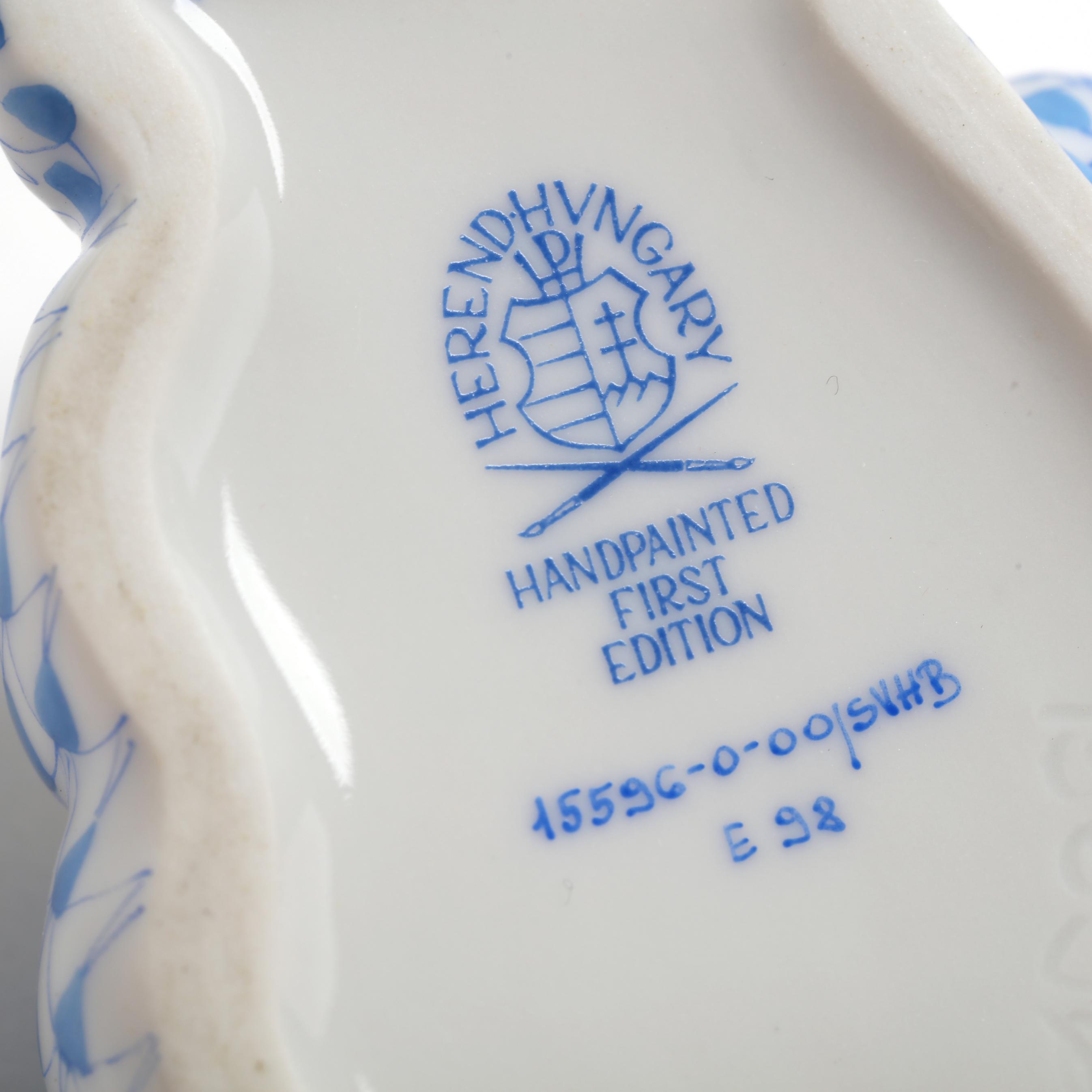 Seven Small Herend Porcelains (Lot 366 - November Estate Seven Small Herend Porcelains (Lot 366 - November Estate