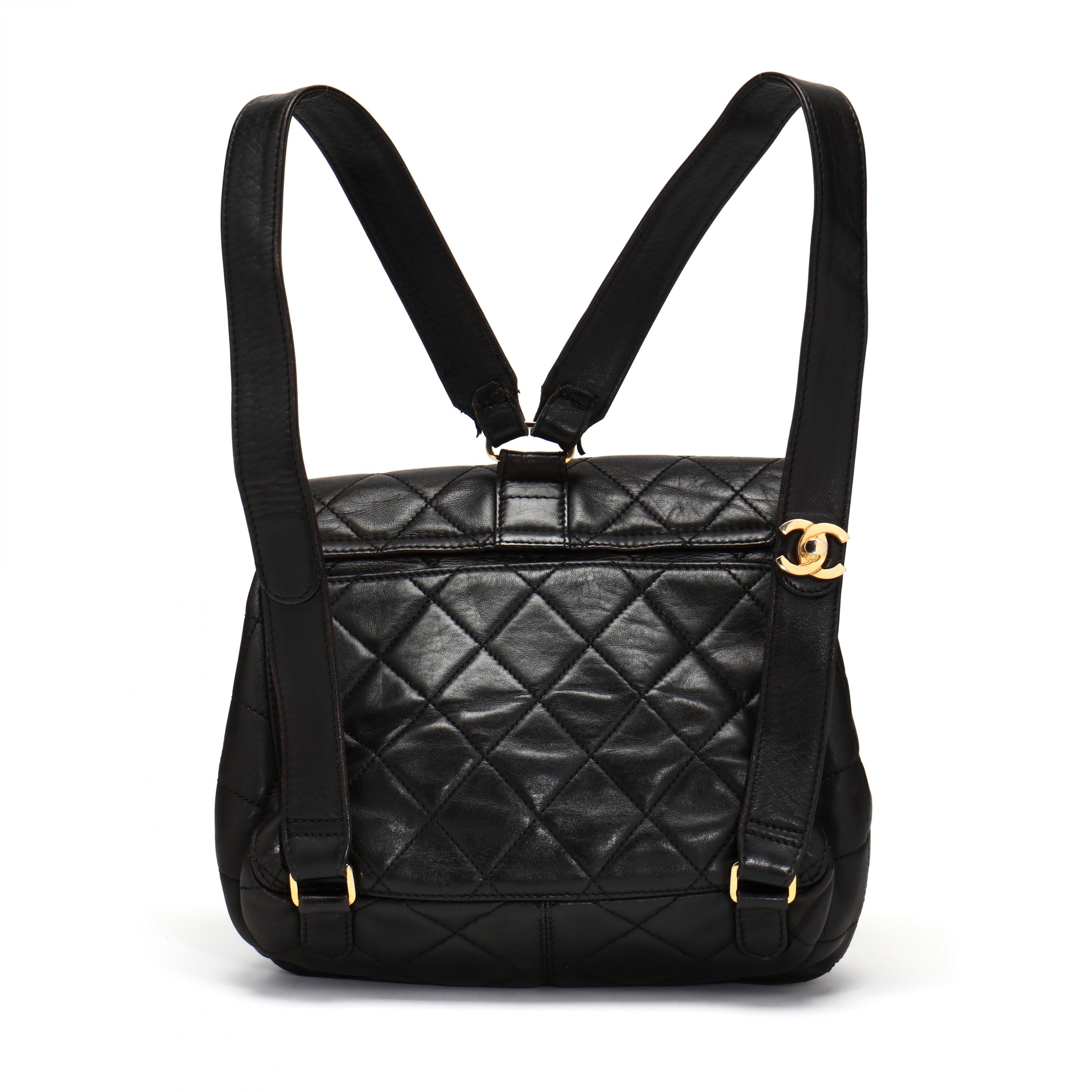 Chanel Timeless Classic Line Leather Backpack Chanel Timeless Black Quilted Leather Backpack main image 2