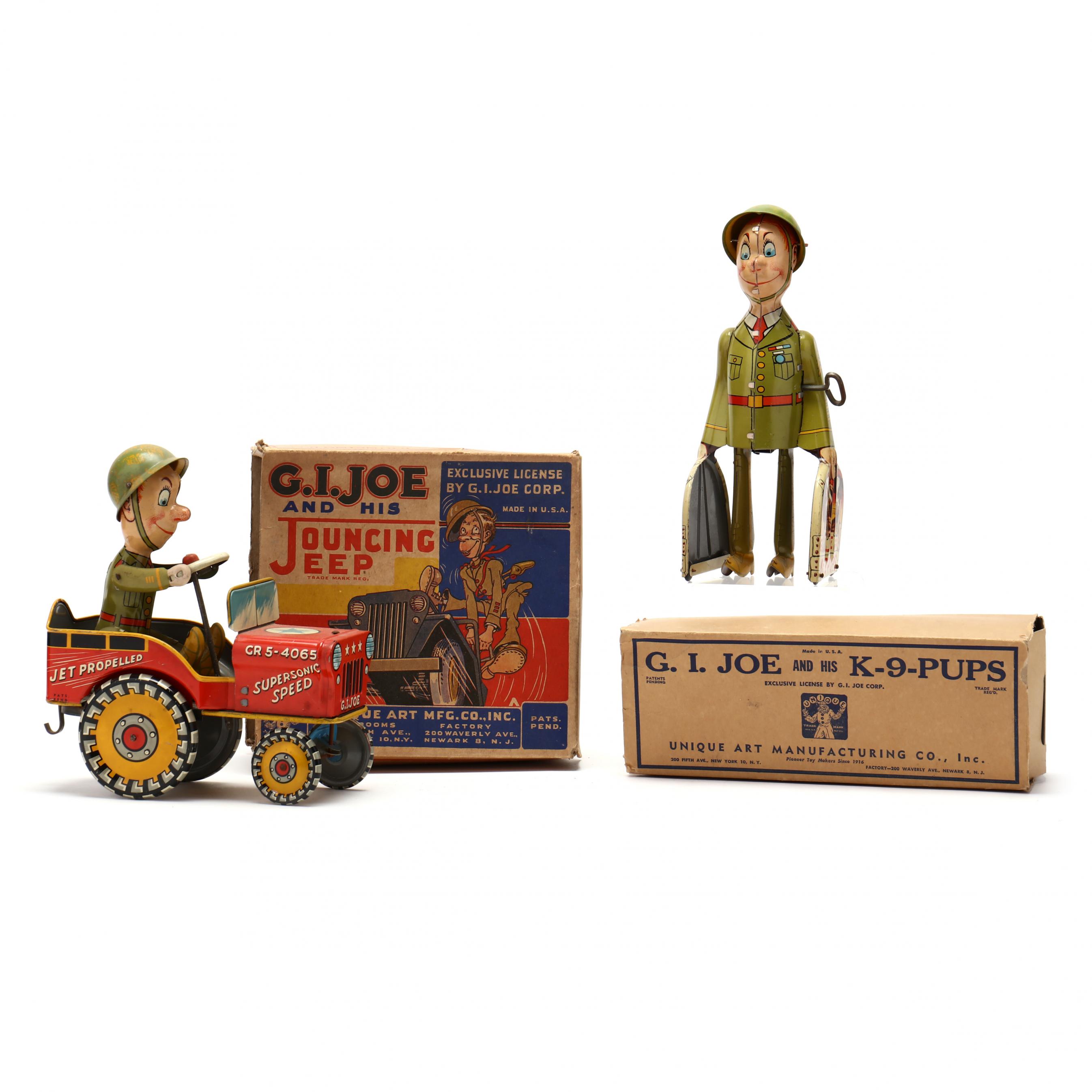 Two G.I. Joe Toys by Unique Art (Lot 2421 - The Winter Estate