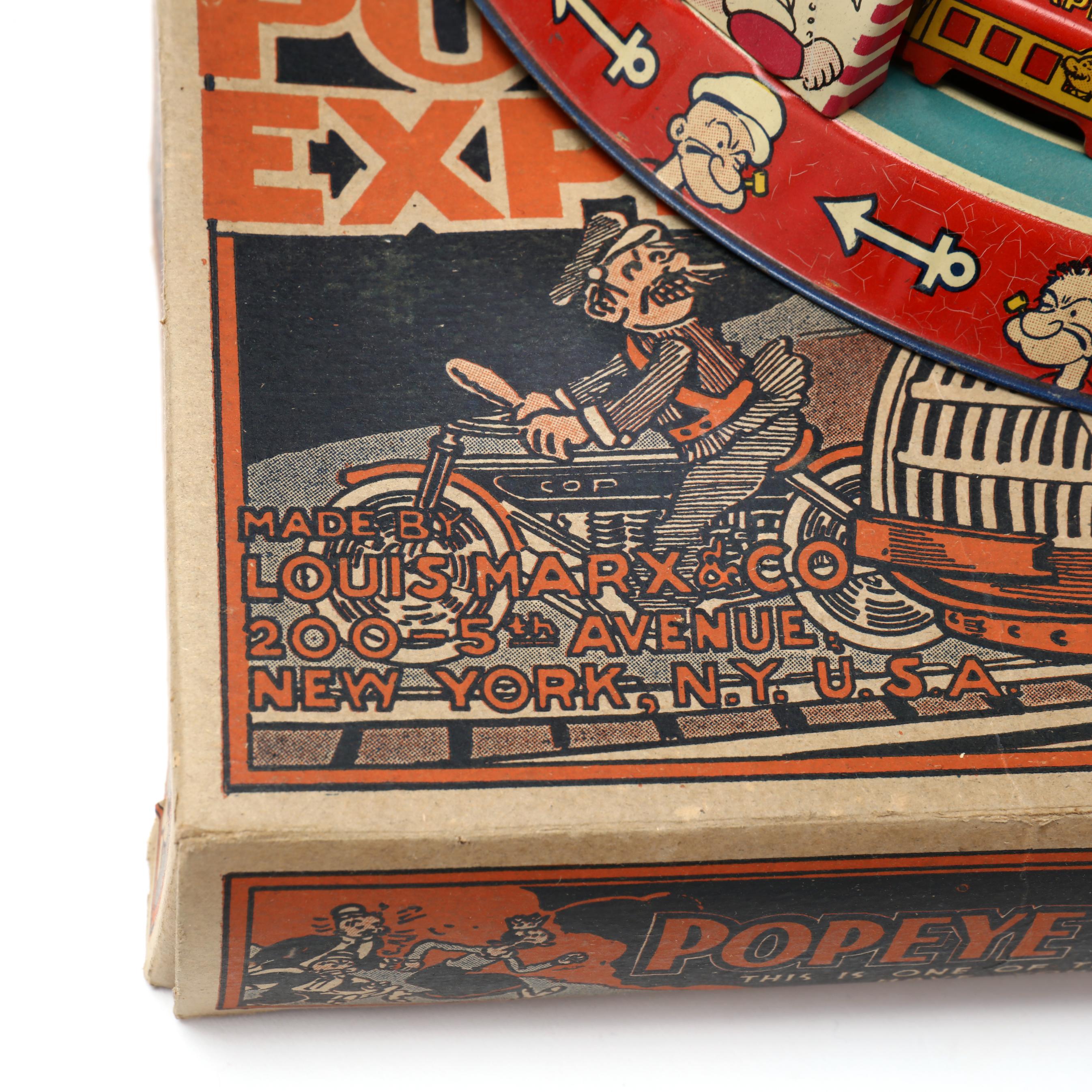Popeye Express Tin Litho Wind Up Toy (Lot 2402 - The Winter