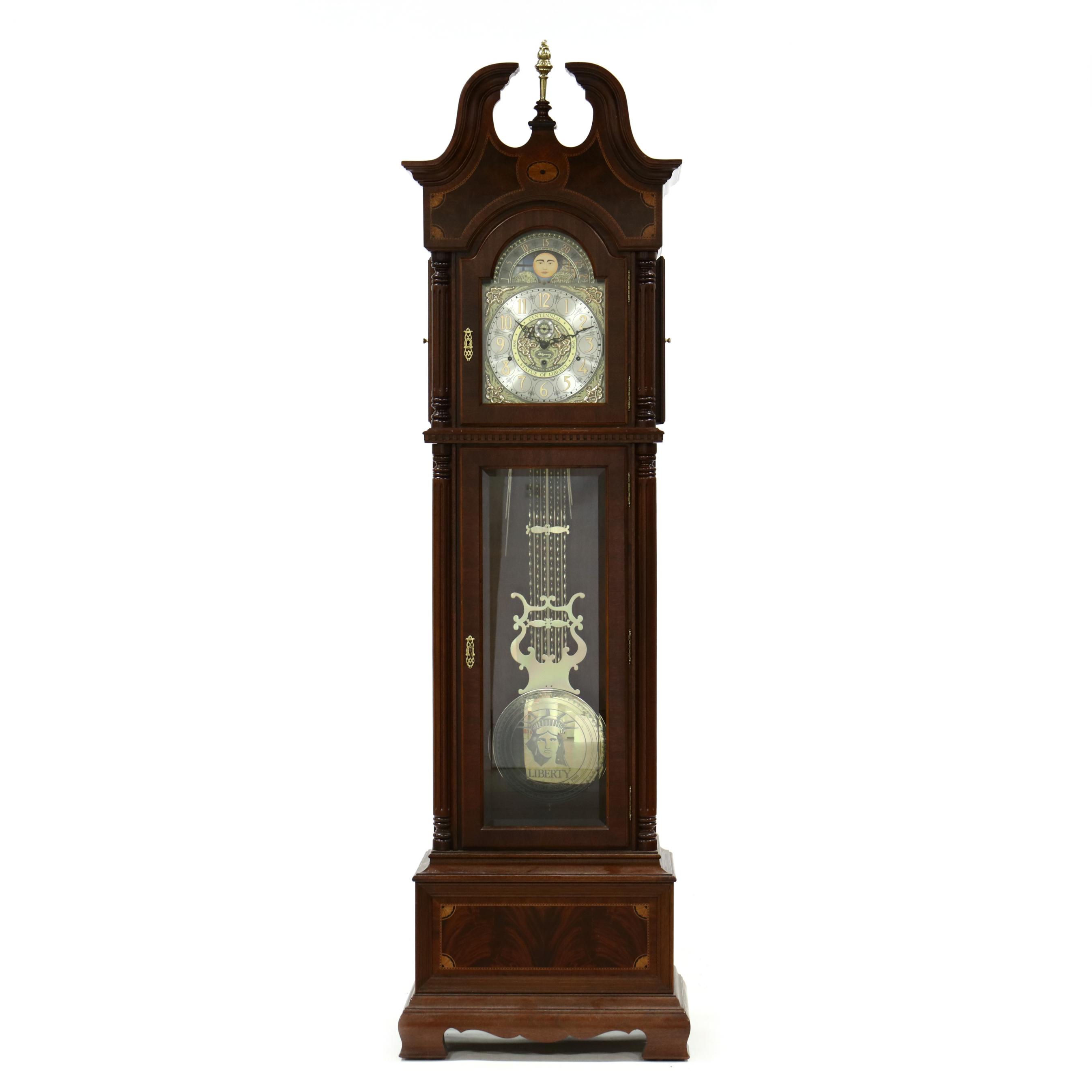 Ridgeway, Centennial Edition Inlaid Tall Case Clock (Lot 1380