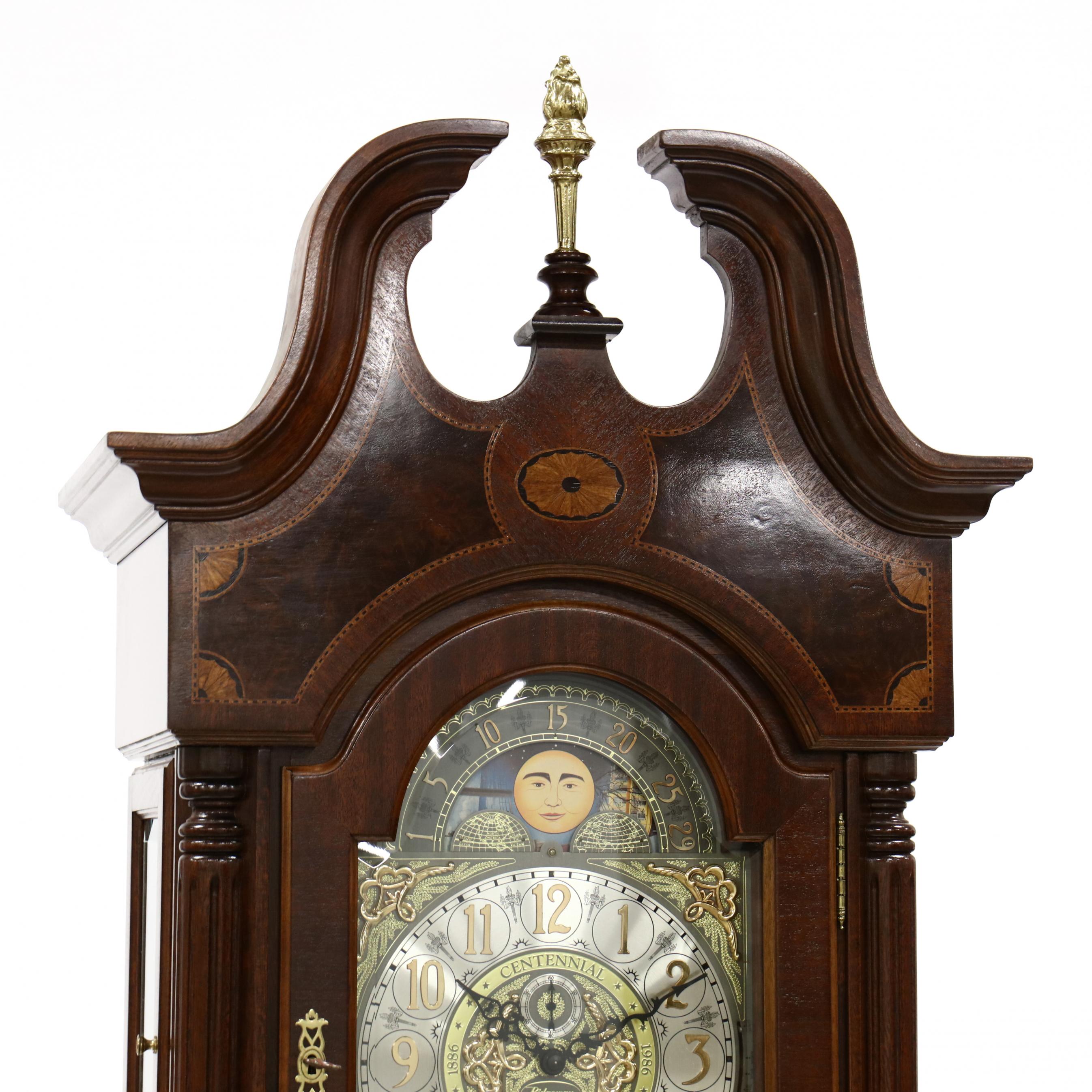 Ridgeway, Centennial Edition Inlaid Tall Case Clock (Lot 1380
