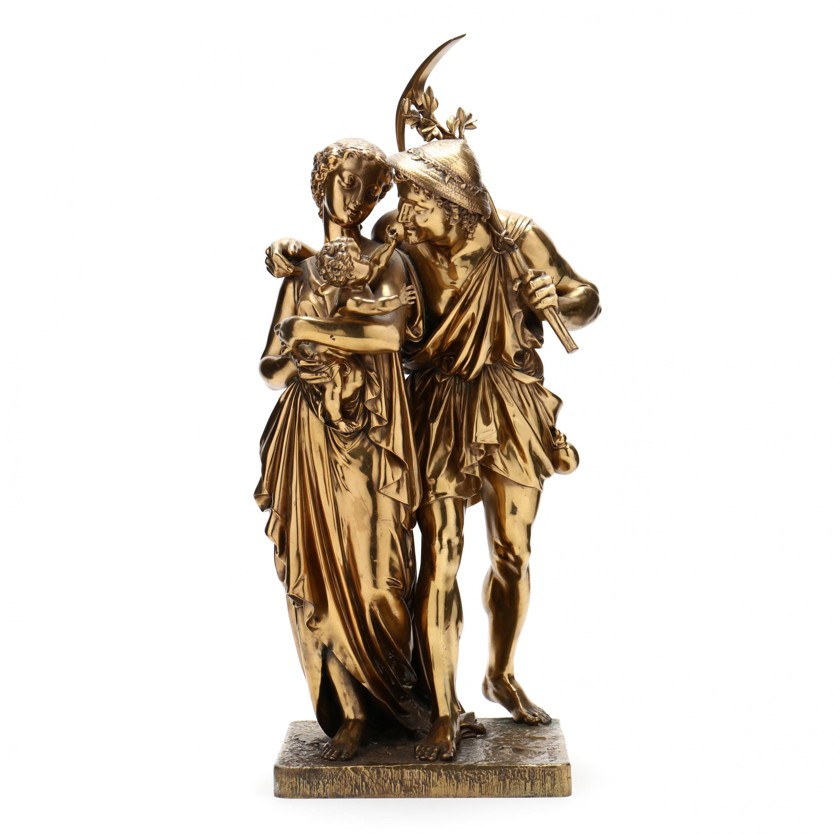 Henry Étienne Dumaige (1830-1888), Family of Gardeners (Lot 256