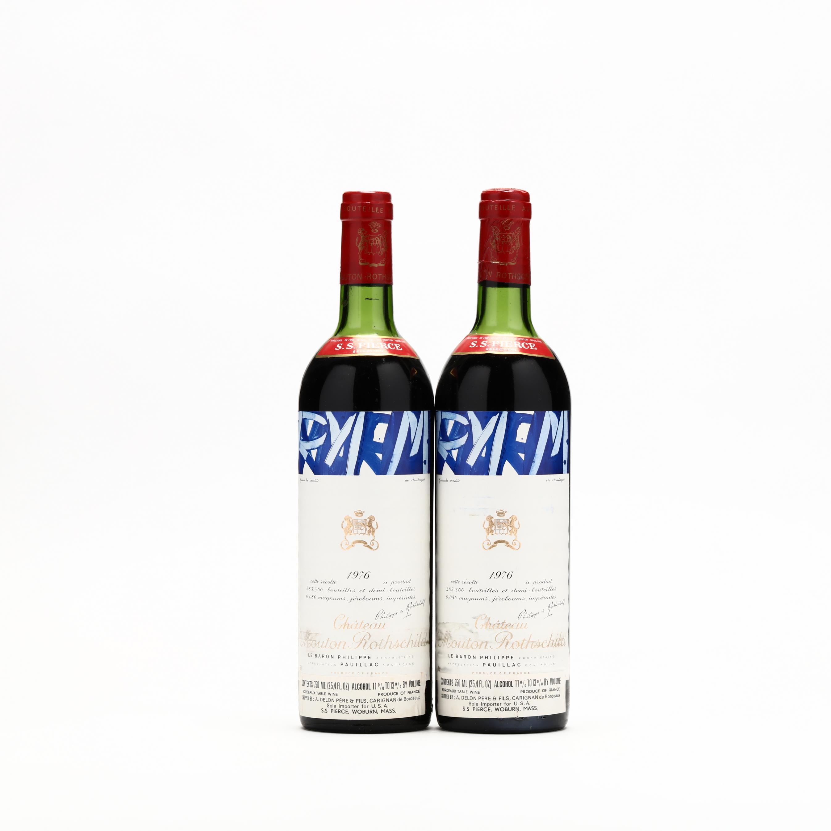 Chateau Mouton-Rothschild - Vintage 1976 (Lot 1048 - Fine WineJan