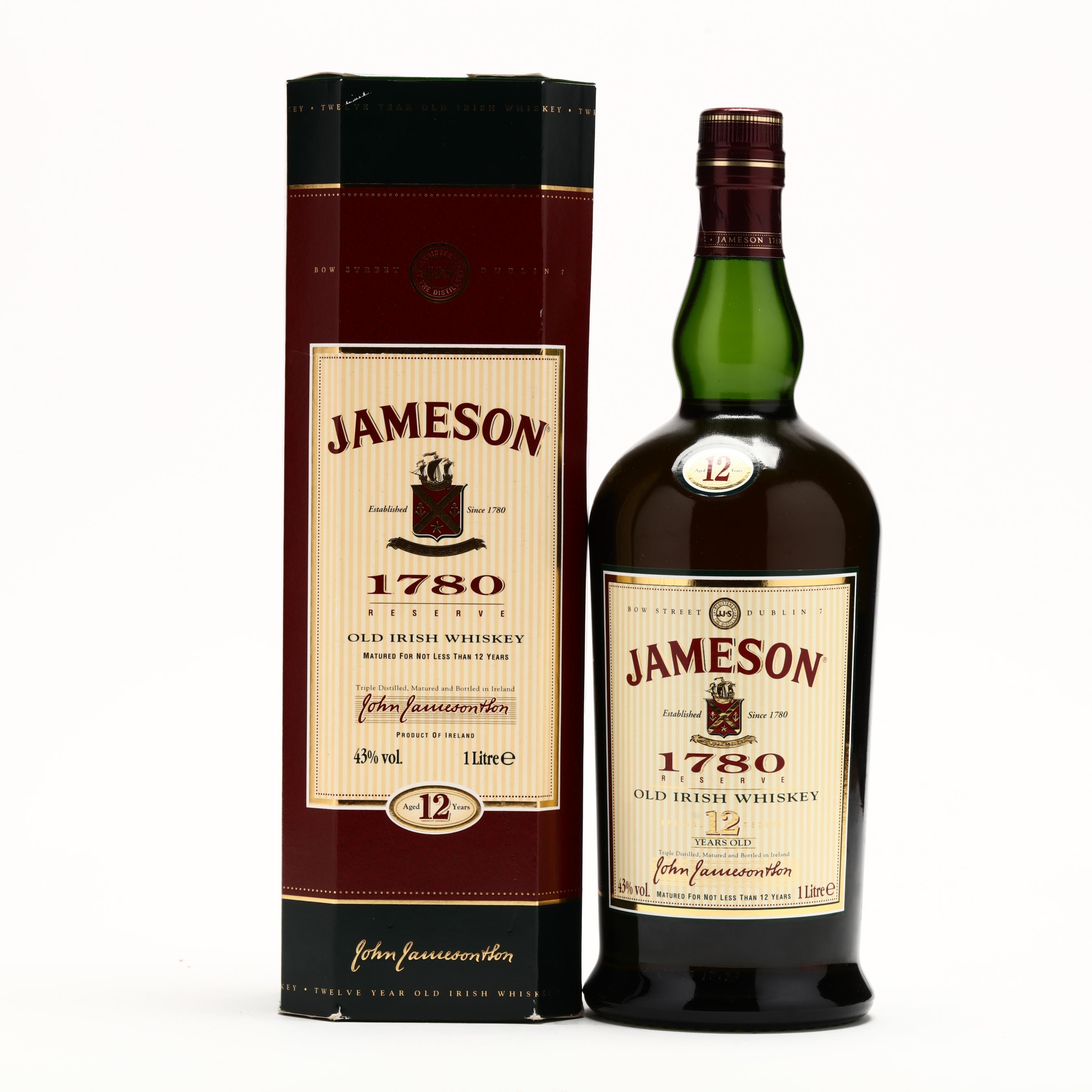 Jameson 1780 Reserve Irish Whiskey (Lot 3168 - Rare