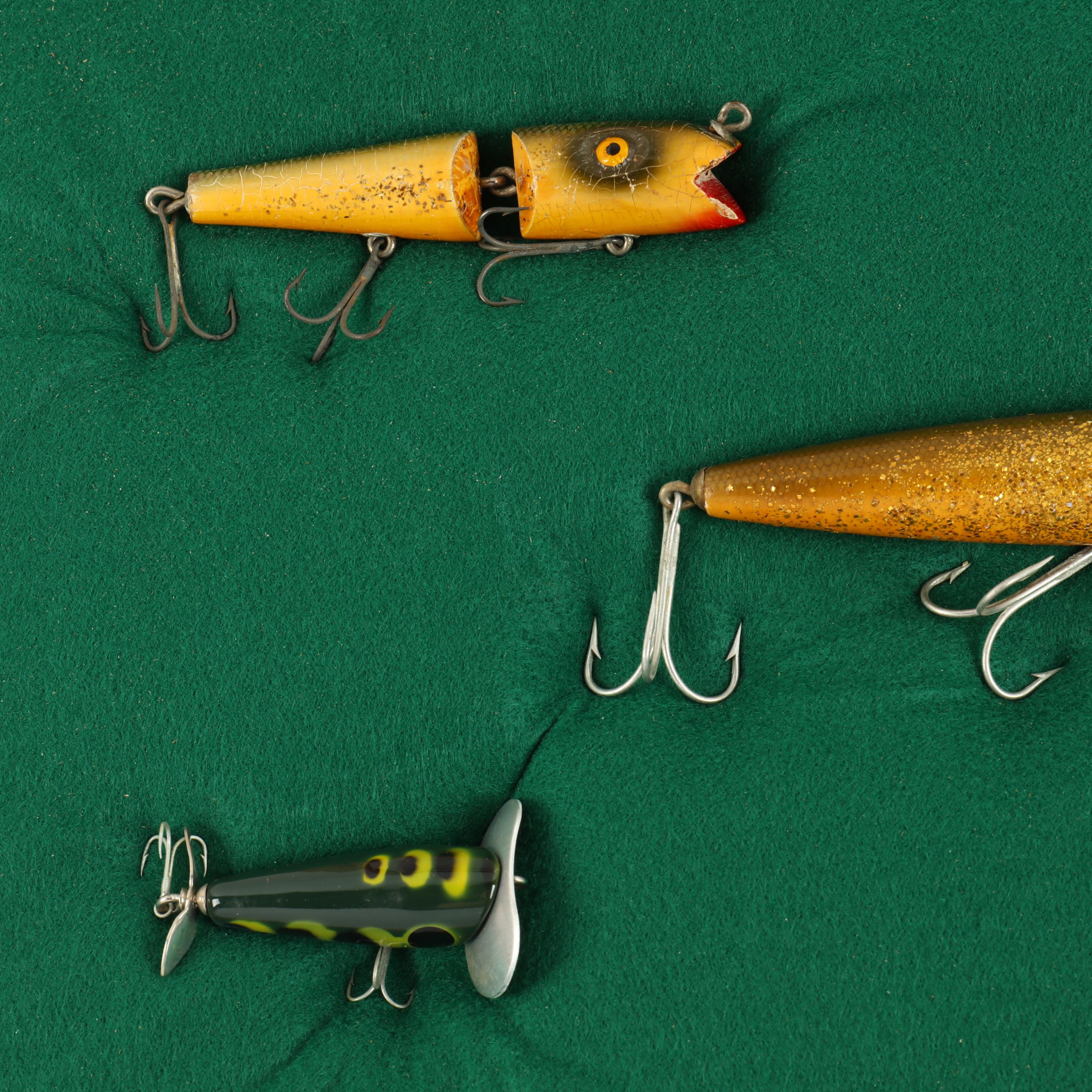 Vintage Fishing Lure Collection in Shadow Boxes (Lot 1270 - The Winter Decoy  & Sporting Art AuctionMar 3, 2022, 12:00pm)