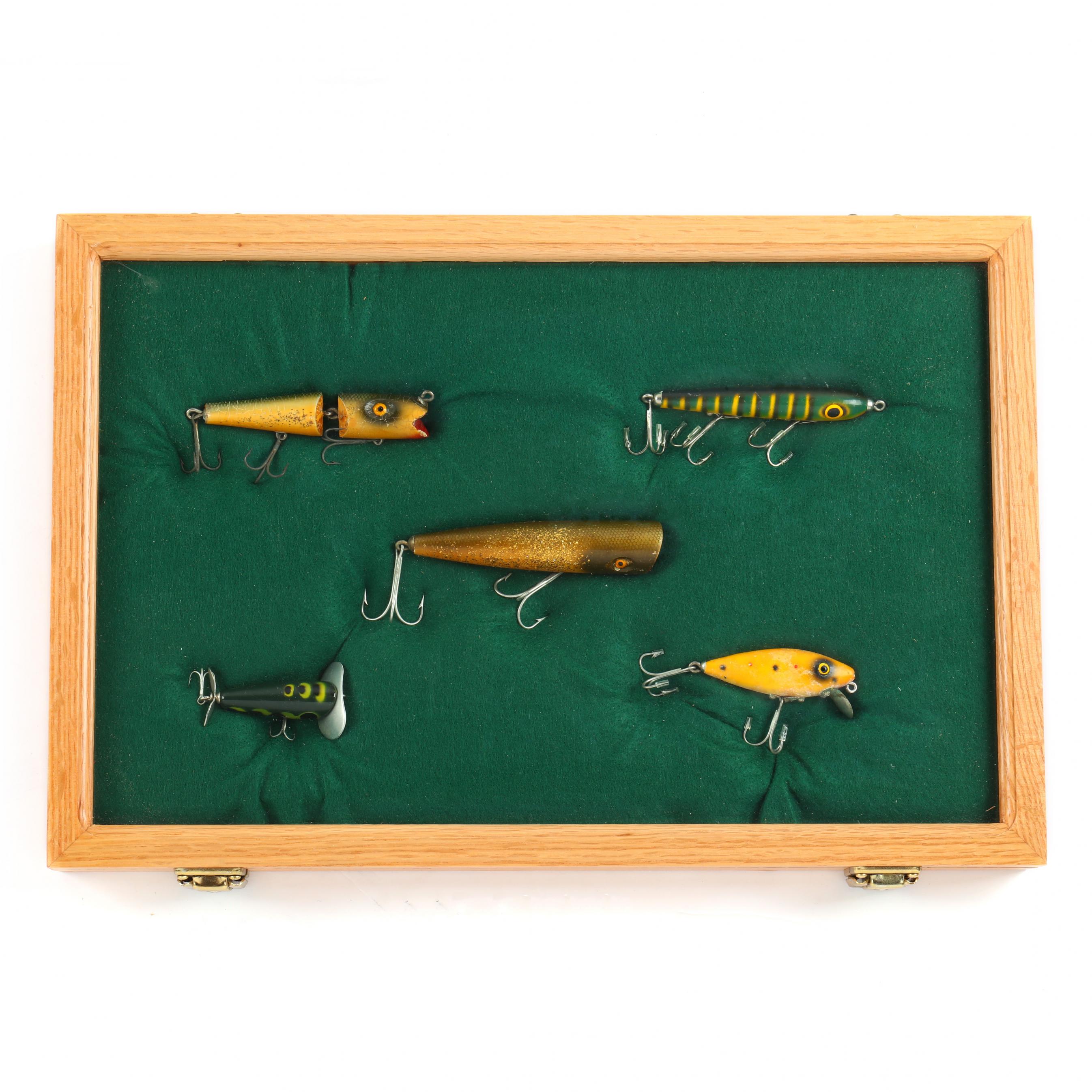 Display frames/boxes for 'antique' lures?