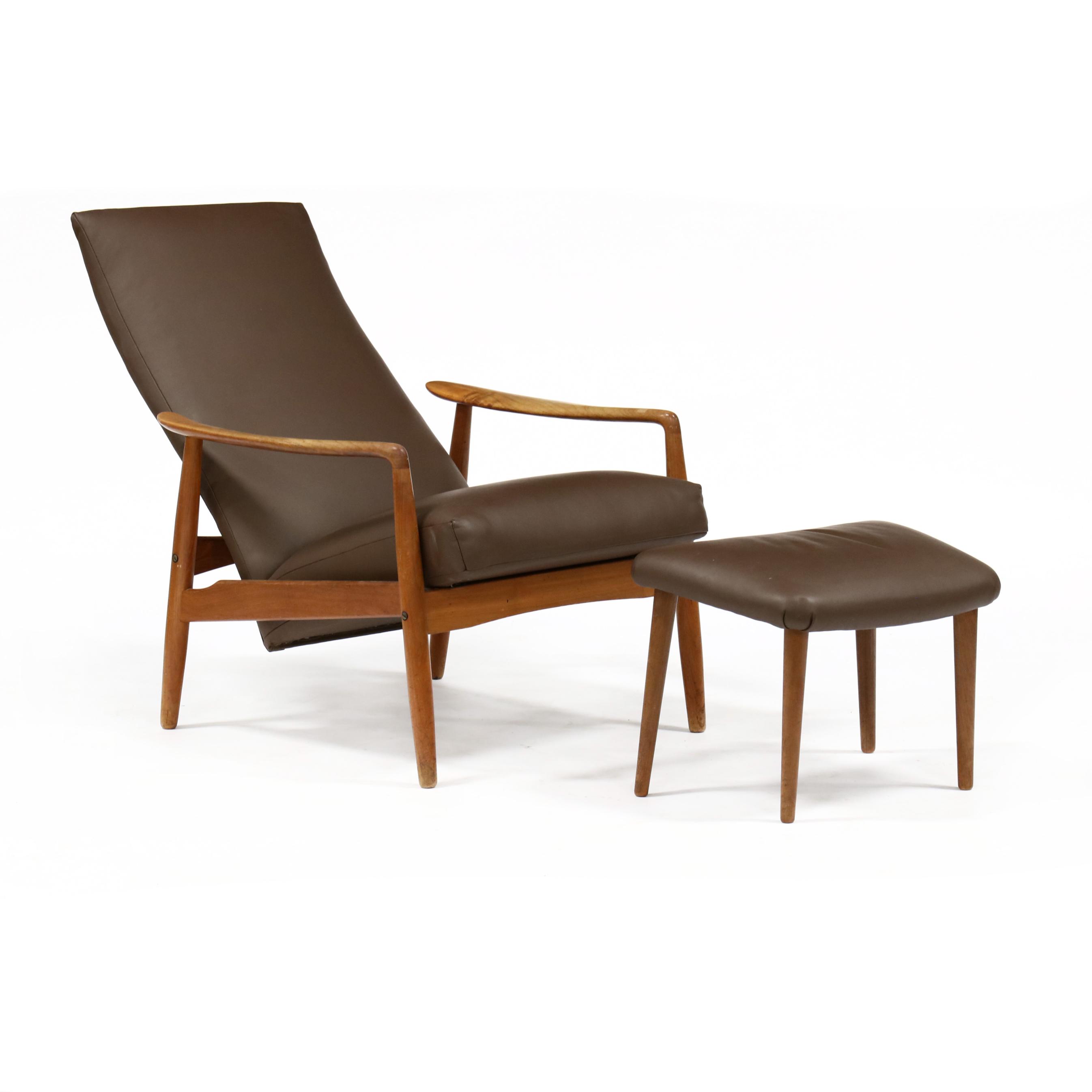 Søren Ladefoged, Danish Teak Lounge Chair and Ottoman (Lot Søren Ladefoged, Danish Teak Lounge Chair and Ottoman (Lot