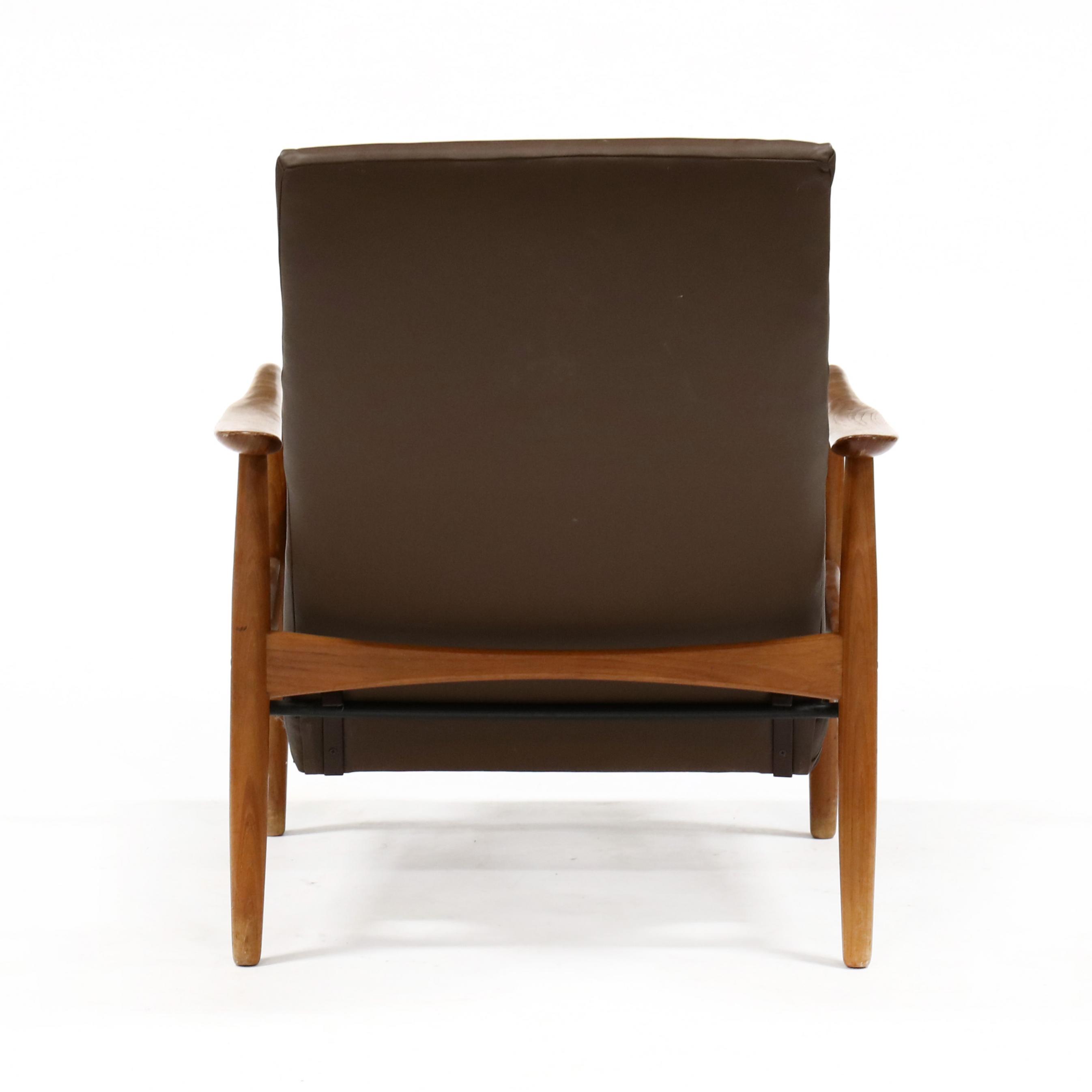 Søren Ladefoged, Danish Teak Lounge Chair and Ottoman (Lot Søren Ladefoged, Danish Teak Lounge Chair and Ottoman (Lot