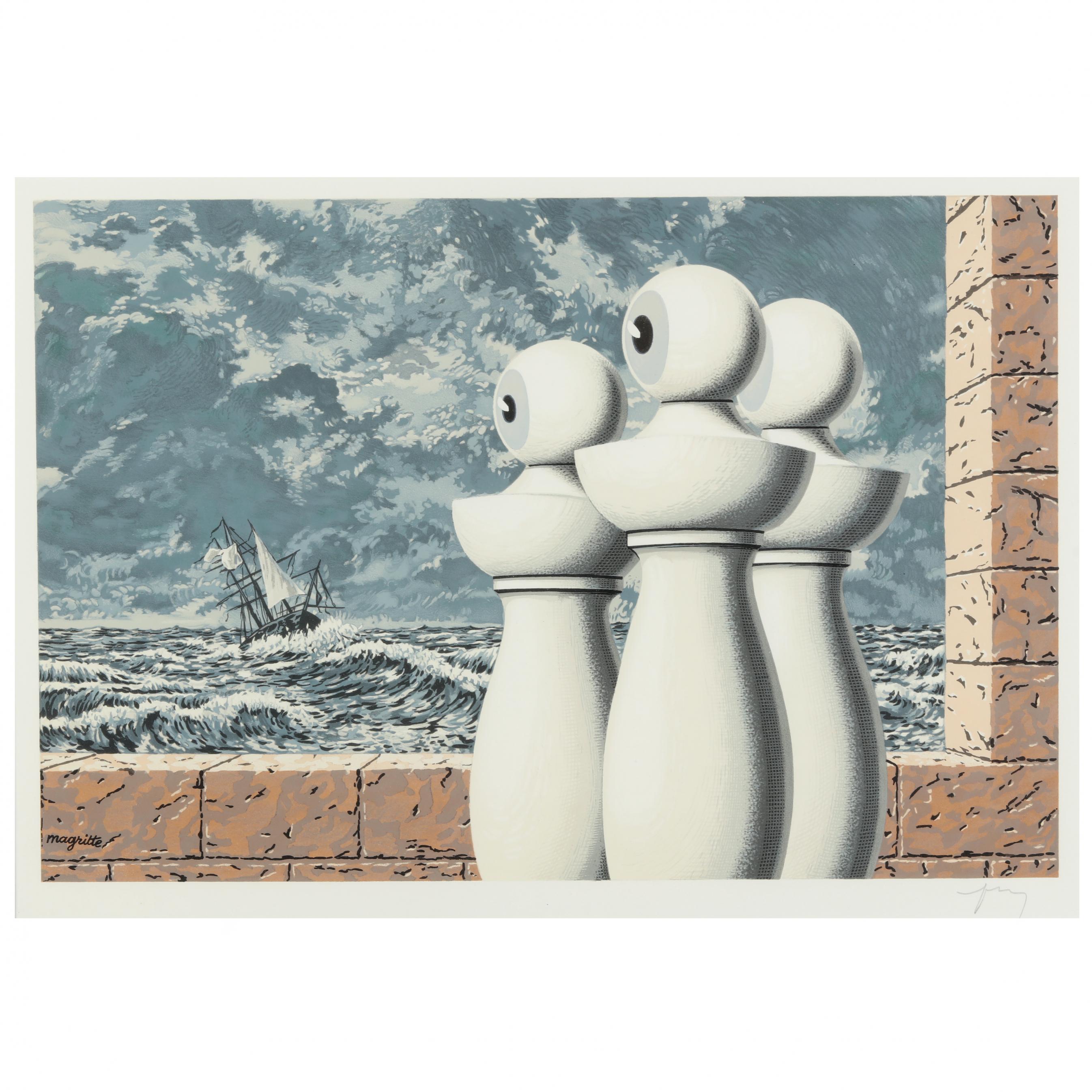 after René Magritte (Belgian, 1898-1967), La Traversée Difficile